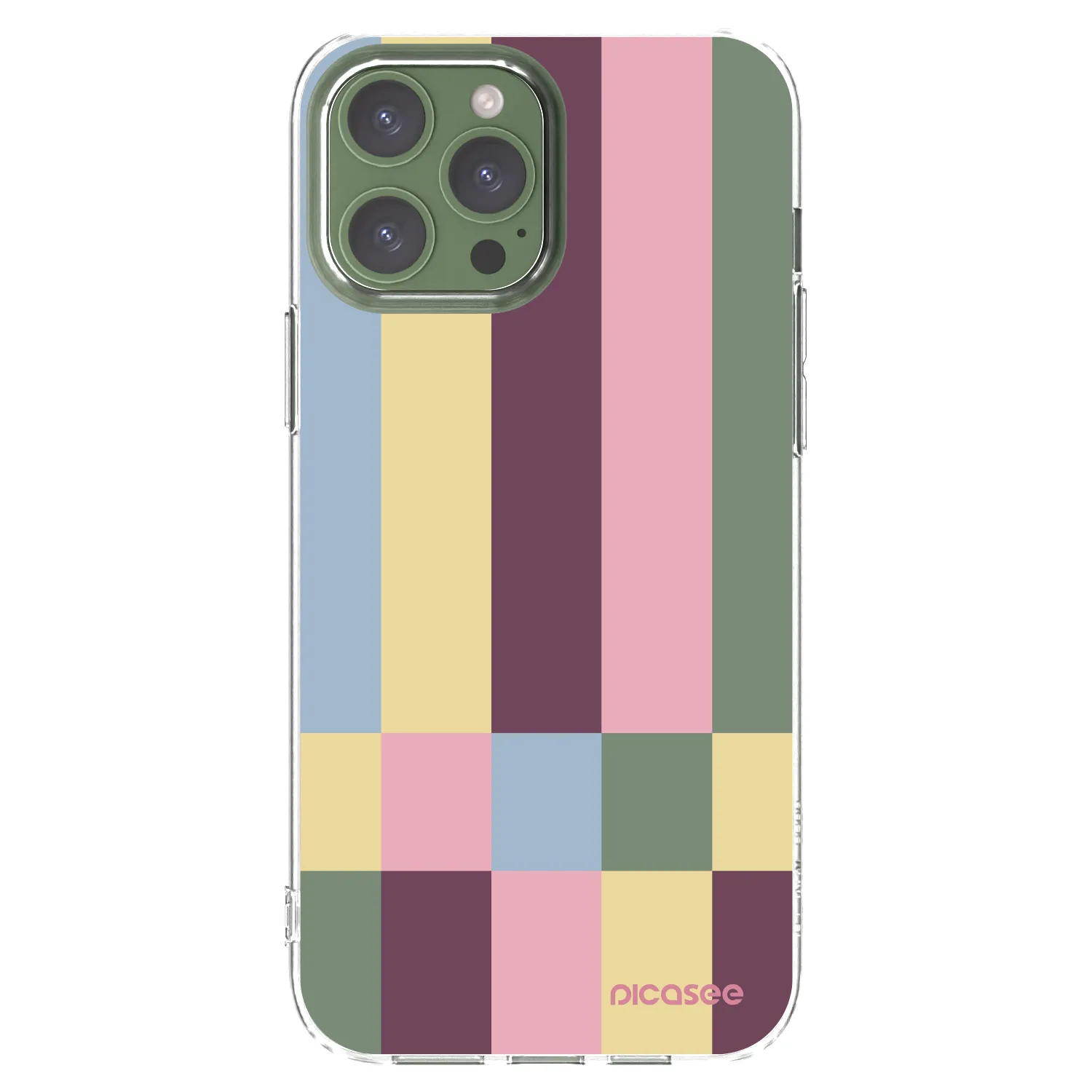 Picasee átlátszó szilikon tok az alábbi mobiltelefonokra Apple iPhone 13 Pro Max - Lobby tiles