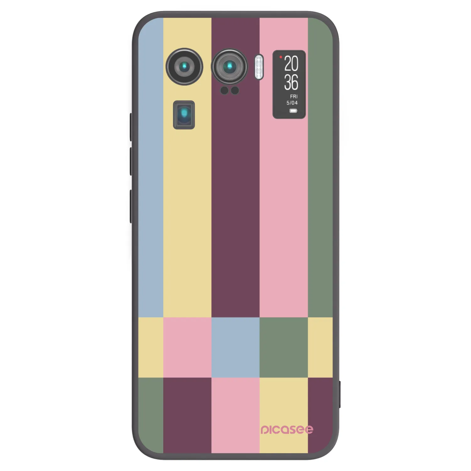 Picasee fekete szilikon tok az alábbi mobiltelefonokra Xiaomi Mi 11 Ultra - Lobby tiles