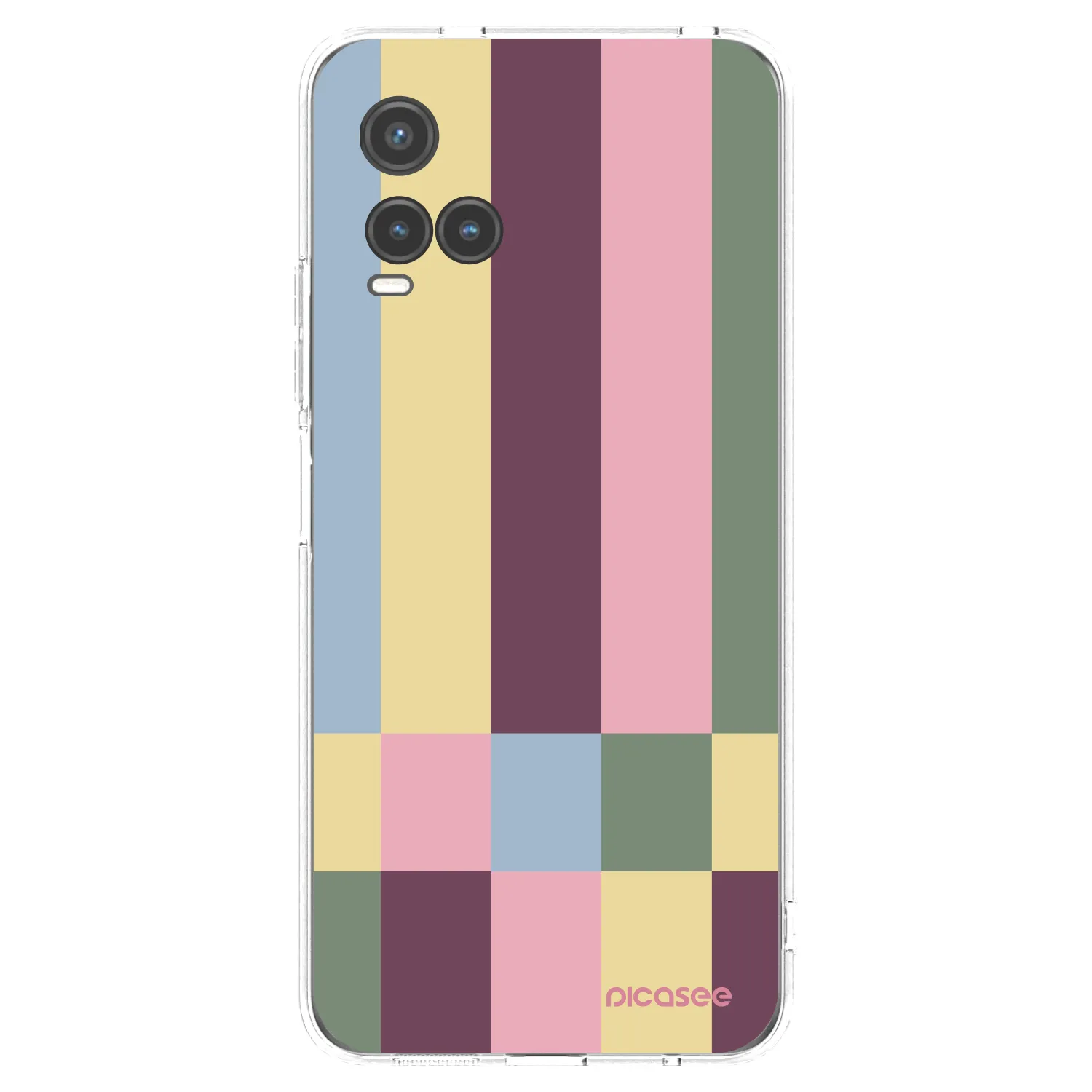 Picasee átlátszó szilikon tok az alábbi mobiltelefonokra Vivo Y33s - Lobby tiles