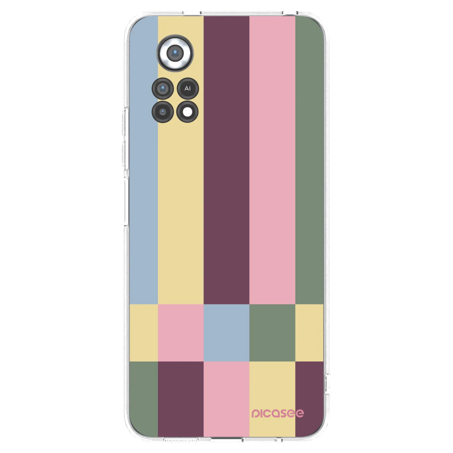 Picasee átlátszó szilikon tok az alábbi mobiltelefonokra Xiaomi Poco X4 Pro 5G - Lobby tiles