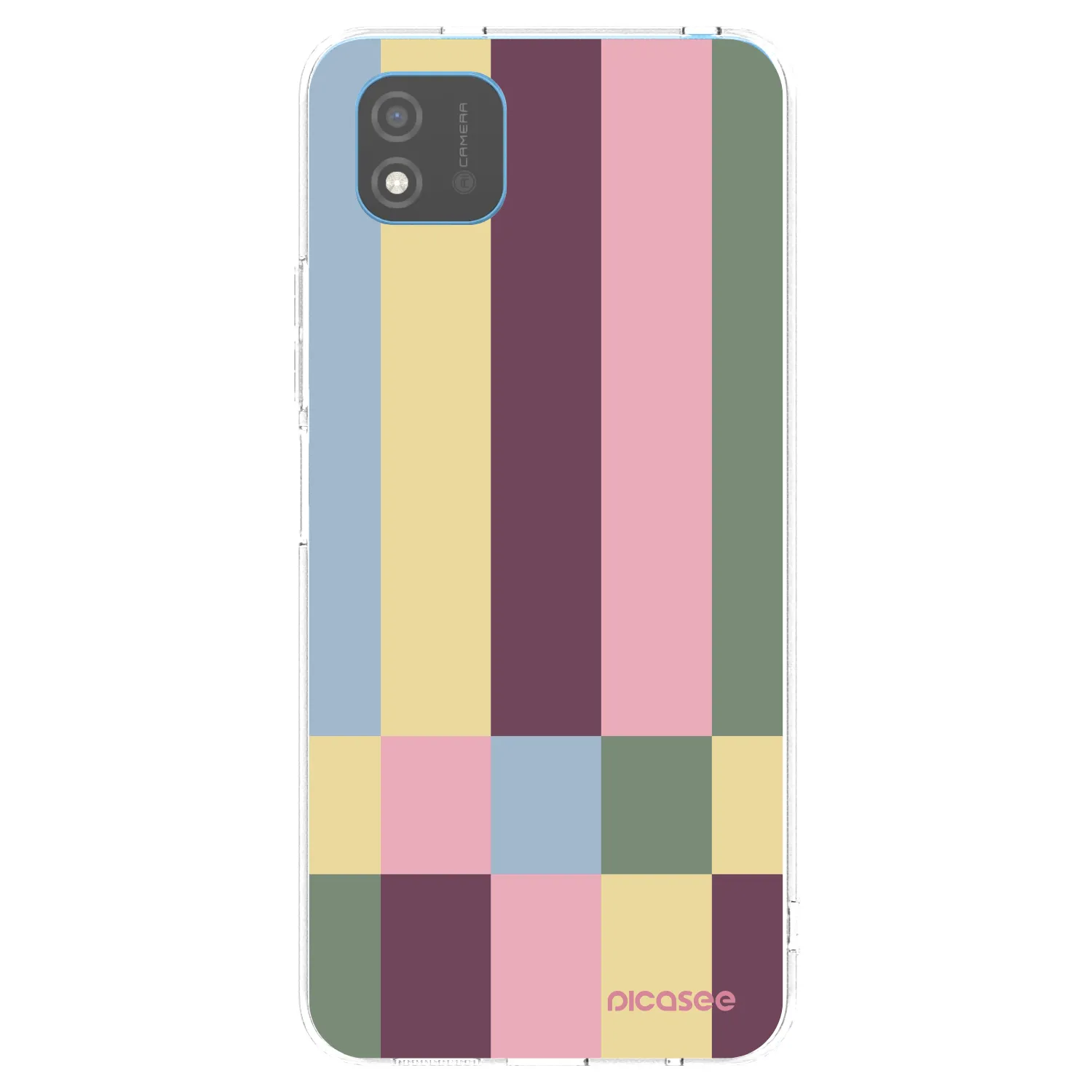Picasee átlátszó szilikon tok az alábbi mobiltelefonokra Realme C11 (2021) - Lobby tiles