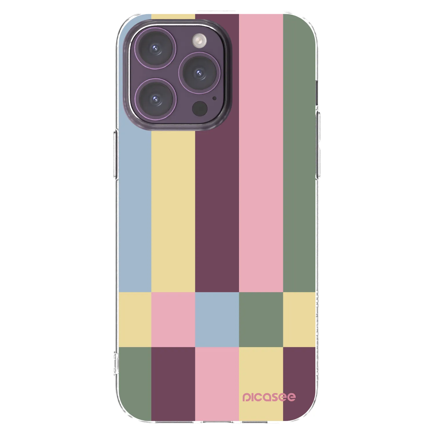 Picasee átlátszó szilikon tok az alábbi mobiltelefonokra Apple iPhone 14 Pro Max - Lobby tiles