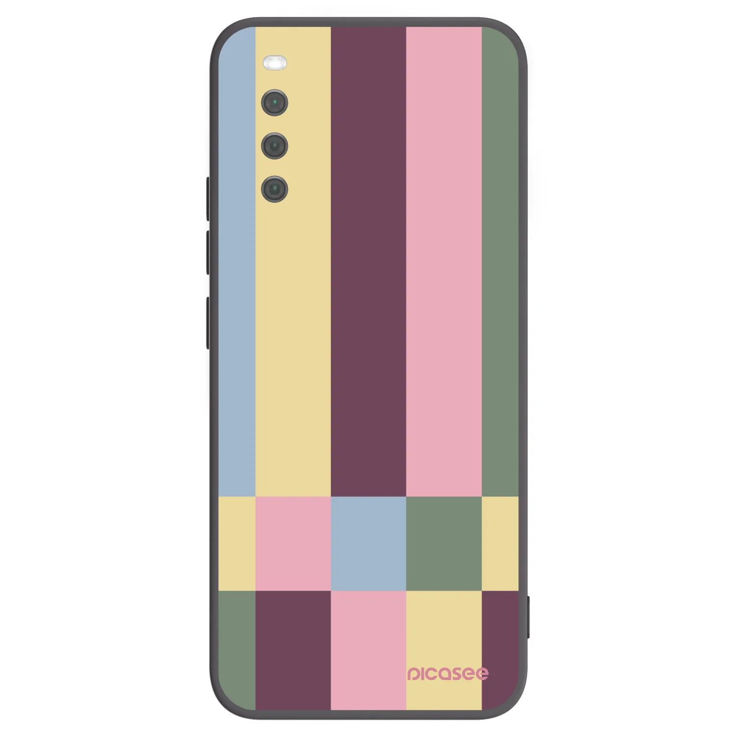 Picasee fekete szilikon tok az alábbi mobiltelefonokra Sony Xperia 10 III - Lobby tiles