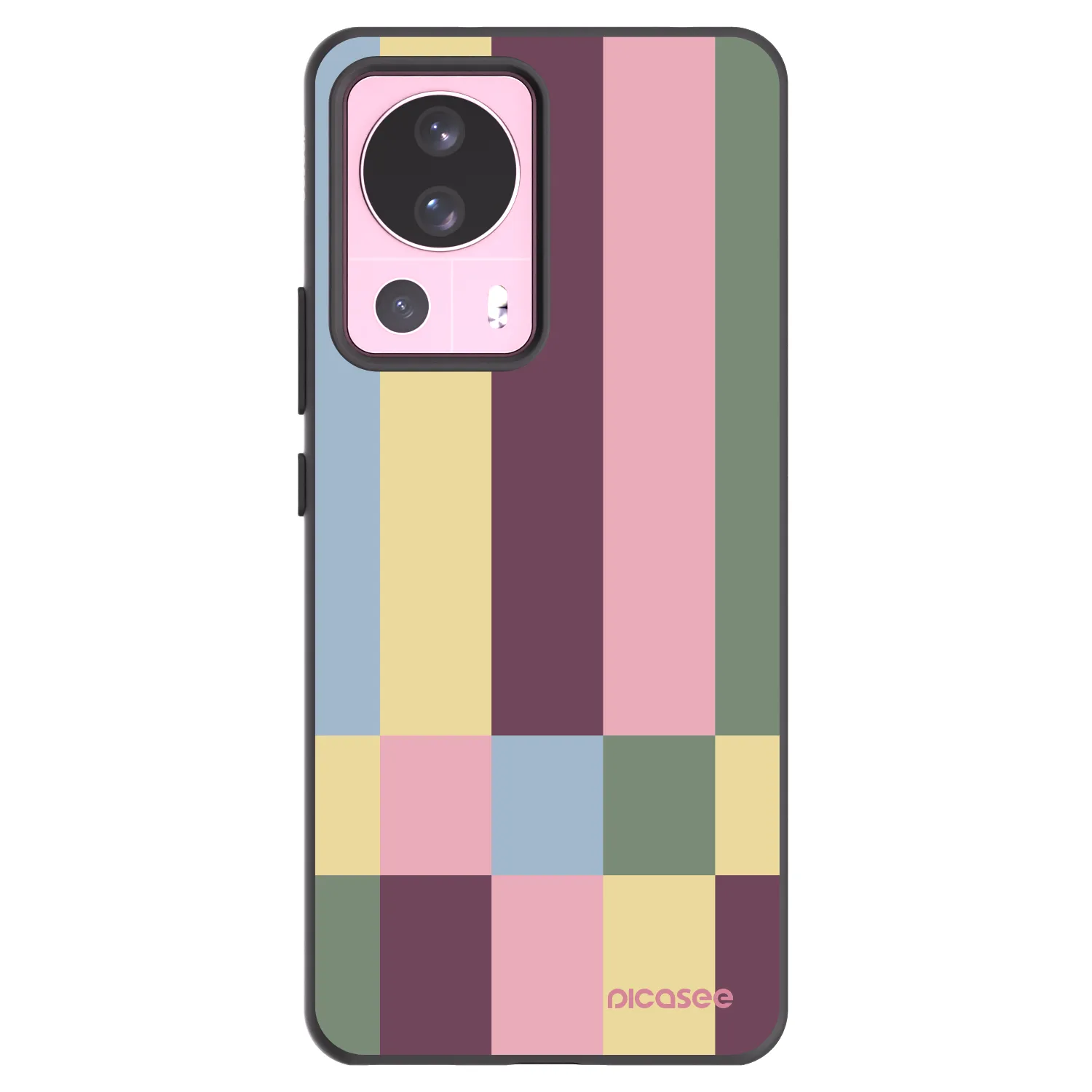 Picasee fekete szilikon tok az alábbi mobiltelefonokra Xiaomi 13 Lite - Lobby tiles