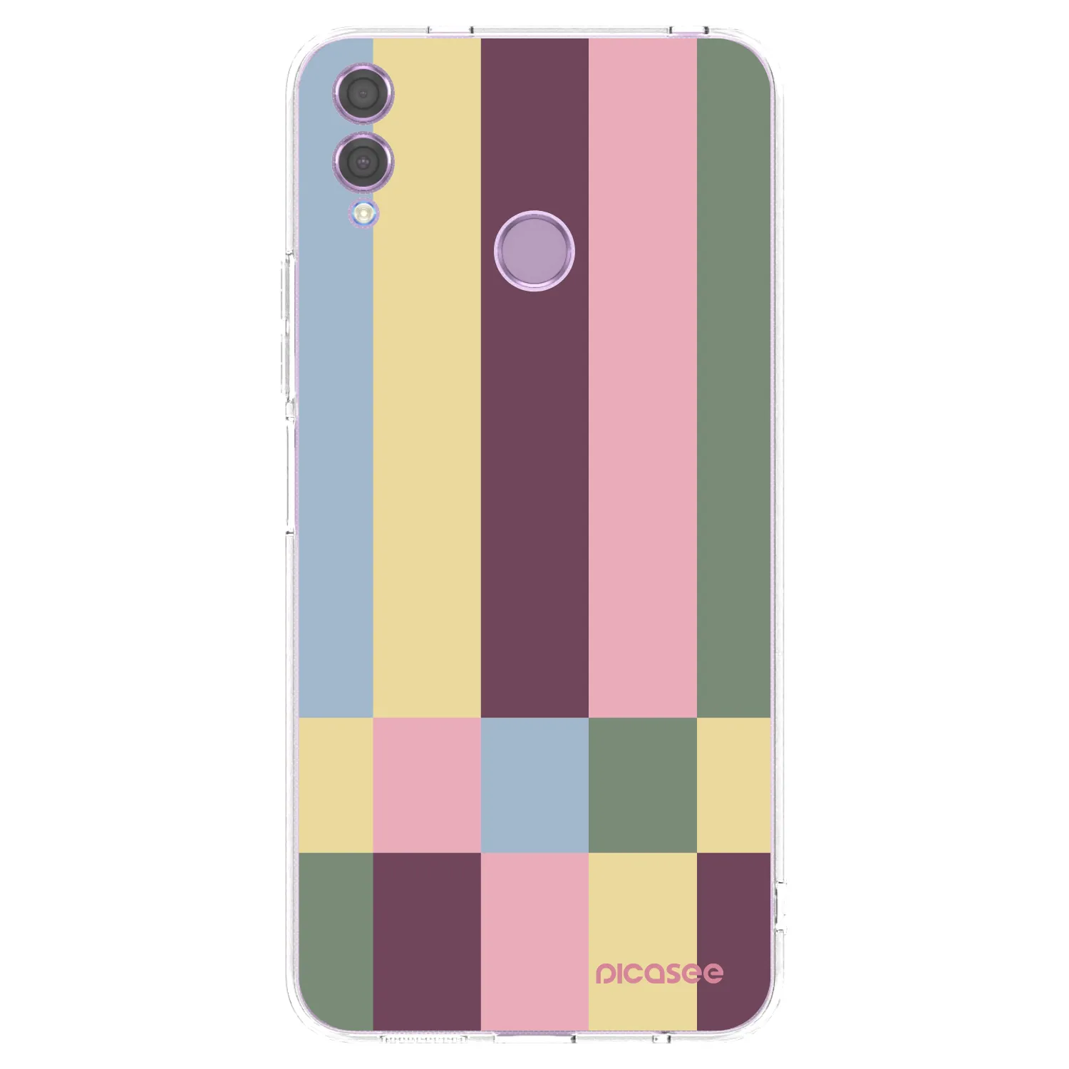 Picasee átlátszó szilikon tok az alábbi mobiltelefonokra Honor 8X - Lobby tiles