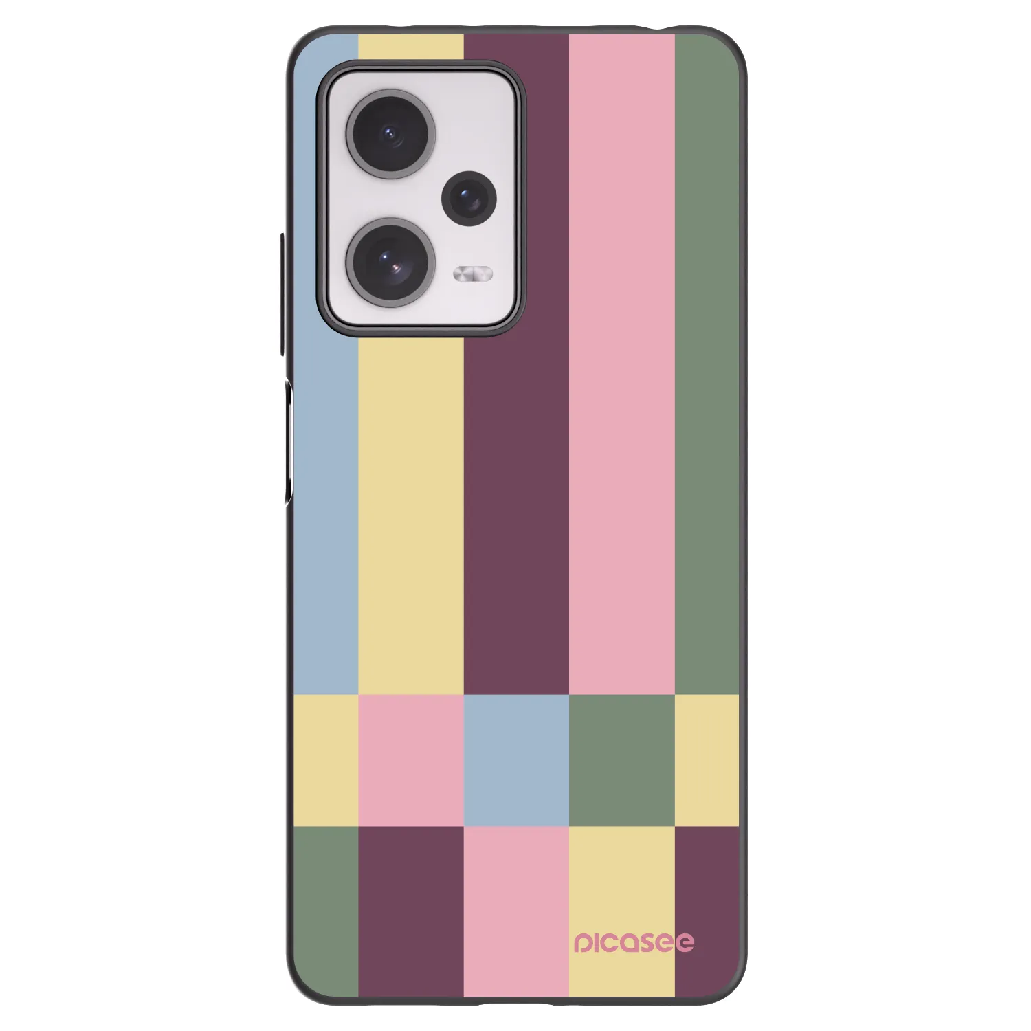 Picasee fekete szilikon tok az alábbi mobiltelefonokra Xiaomi Redmi Note 12 Pro+ 5G - Lobby tiles