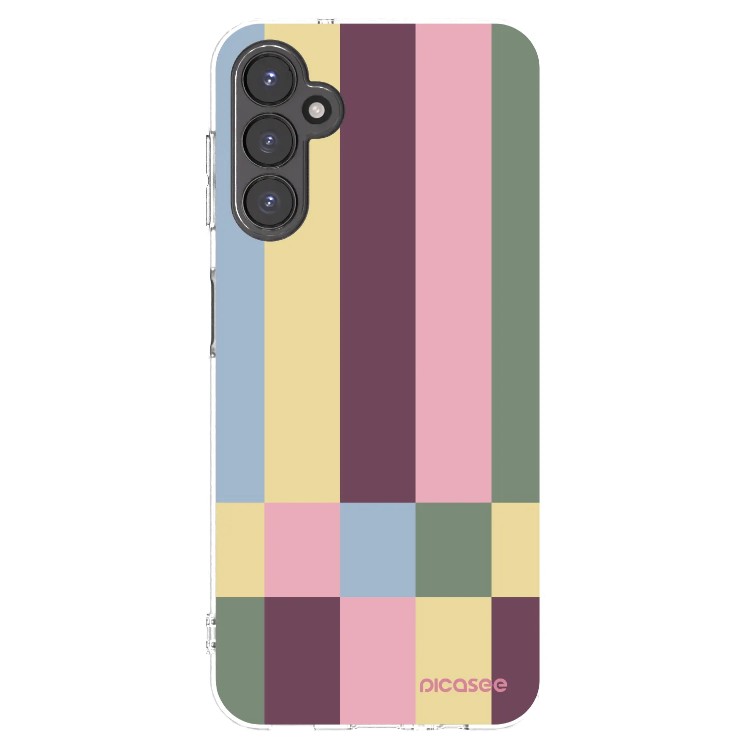 Picasee átlátszó szilikon tok az alábbi mobiltelefonokra Samsung Galaxy A14 4G A145R - Lobby tiles