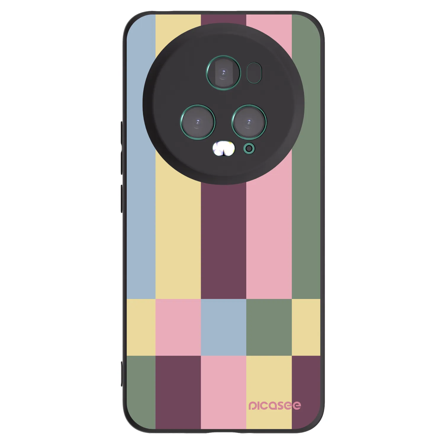 Picasee fekete szilikon tok az alábbi mobiltelefonokra Honor Magic5 Pro - Lobby tiles