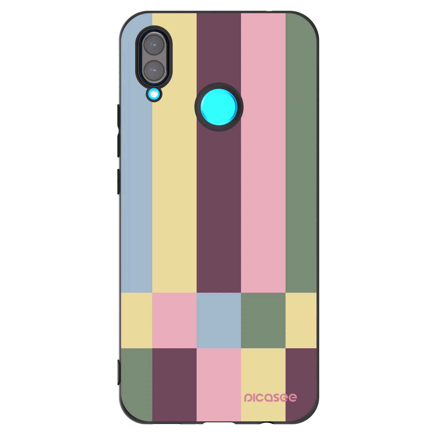 Picasee fekete szilikon tok az alábbi mobiltelefonokra Huawei Nova 3i - Lobby tiles