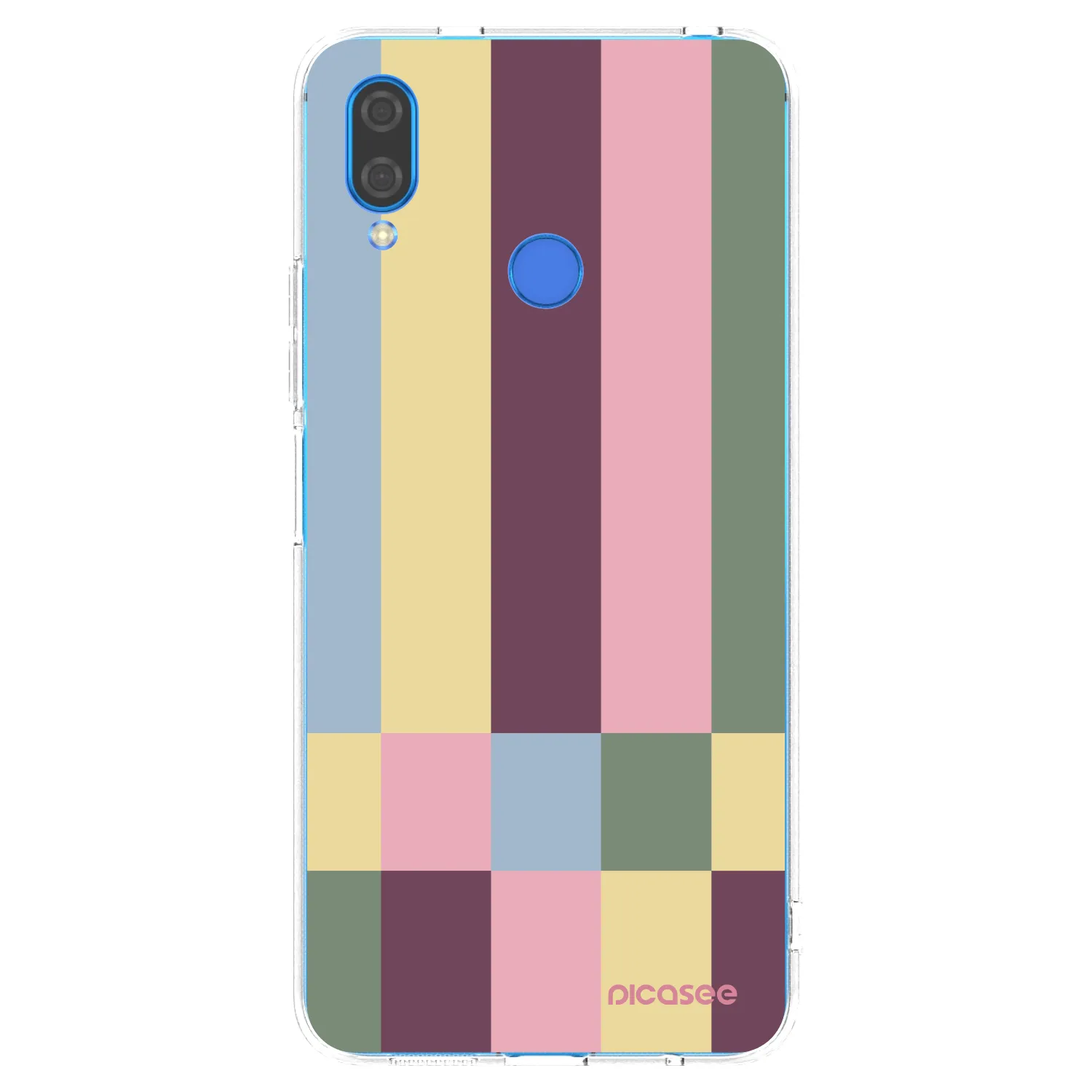 Picasee átlátszó szilikon tok az alábbi mobiltelefonokra Huawei Nova 3i - Lobby tiles