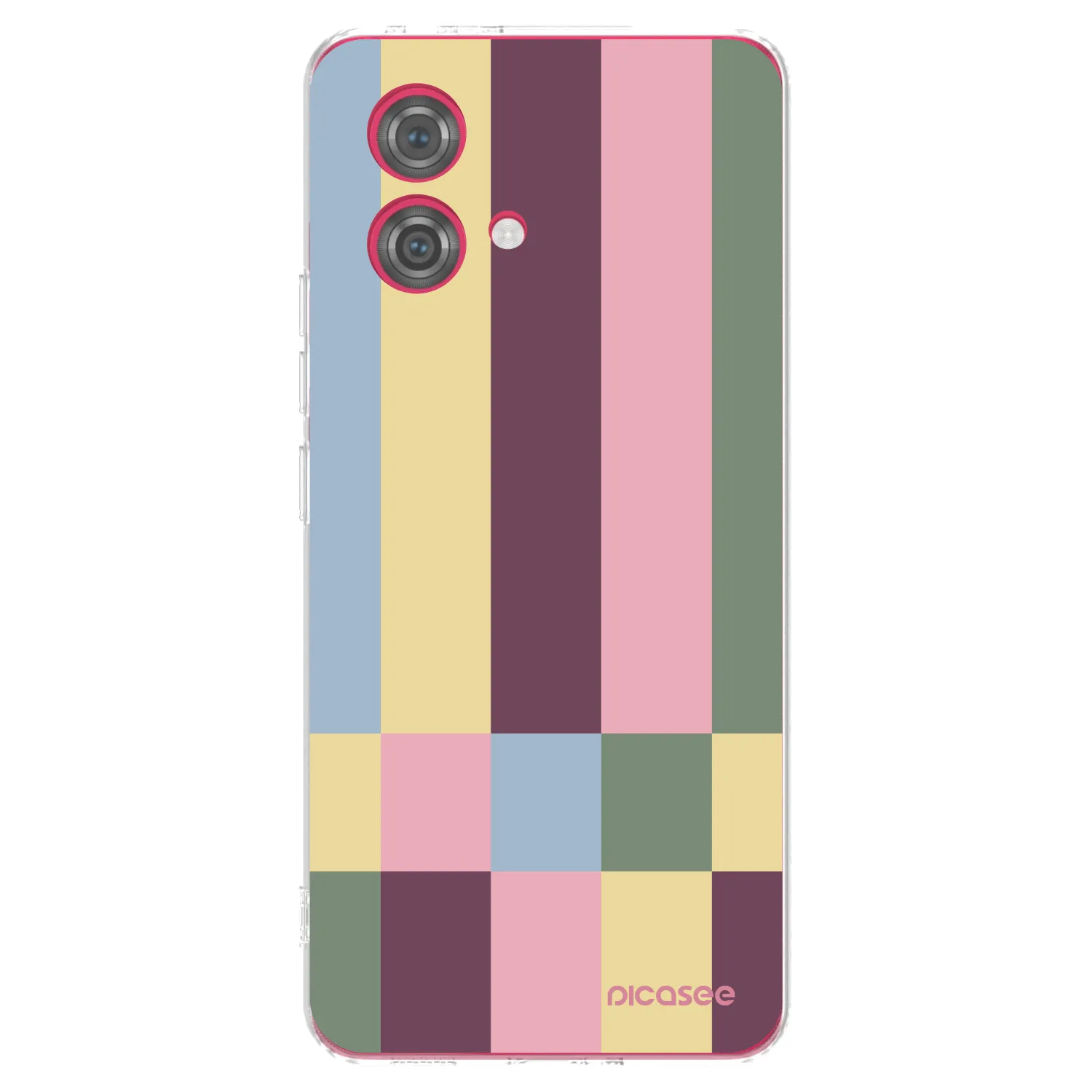 Picasee átlátszó szilikon tok az alábbi mobiltelefonokra Motorola Moto G84 5G - Lobby tiles