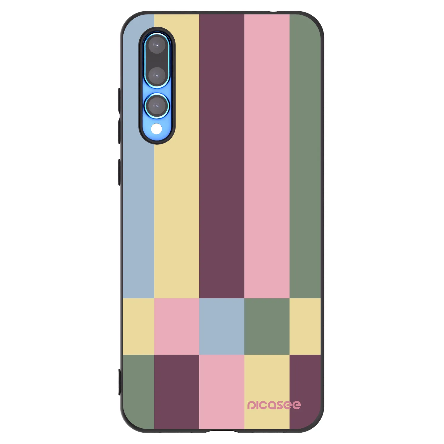 Picasee fekete szilikon tok az alábbi mobiltelefonokra Huawei P20 Pro - Lobby tiles