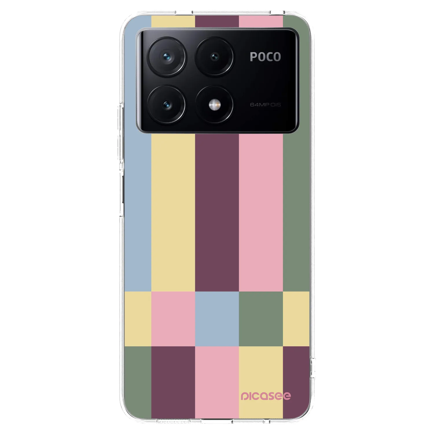 Picasee átlátszó szilikon tok az alábbi mobiltelefonokra Xiaomi Poco X6 Pro - Lobby tiles