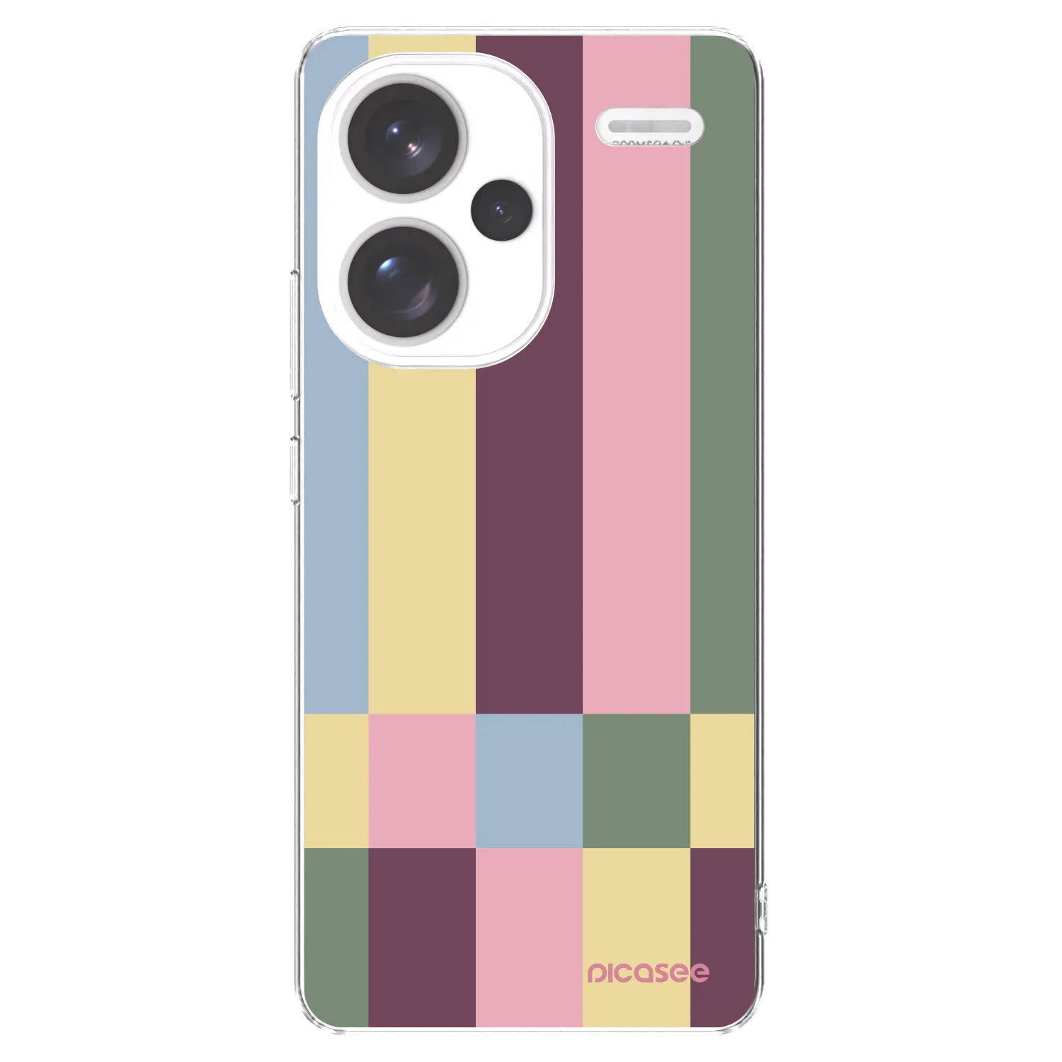 Picasee átlátszó szilikon tok az alábbi mobiltelefonokra Xiaomi Redmi Note 13 Pro+ 5G - Lobby tiles