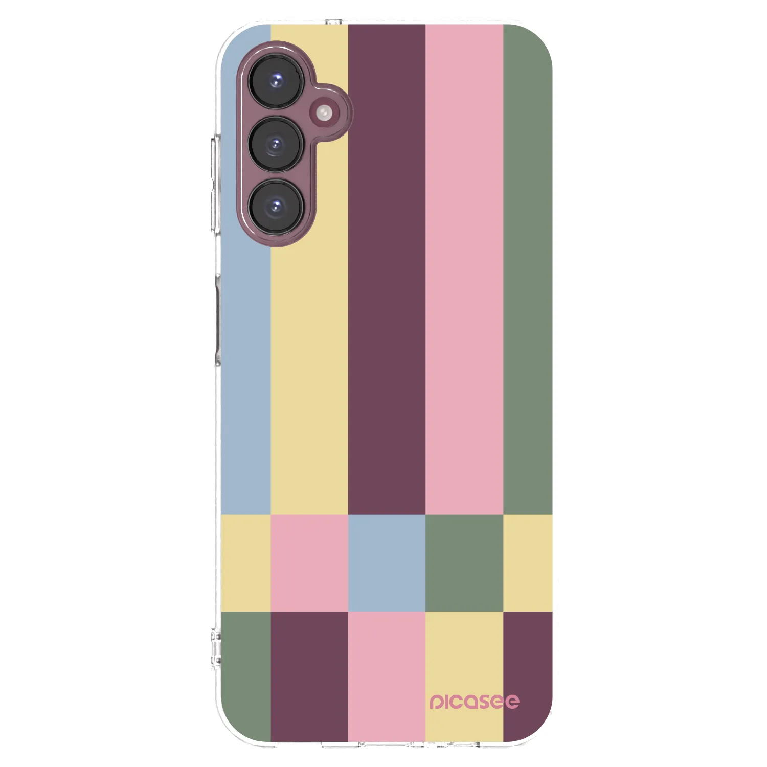 Picasee átlátszó szilikon tok az alábbi mobiltelefonokra Samsung Galaxy A05s A057G - Lobby tiles