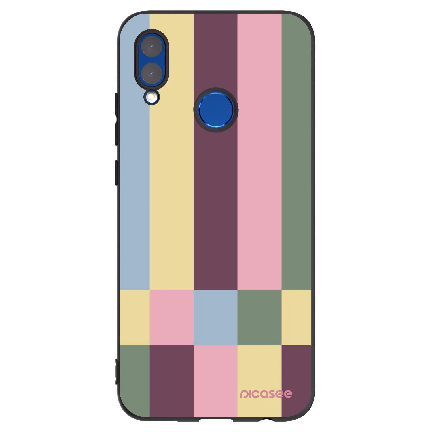 Picasee fekete szilikon tok az alábbi mobiltelefonokra Huawei P Smart 2019 - Lobby tiles
