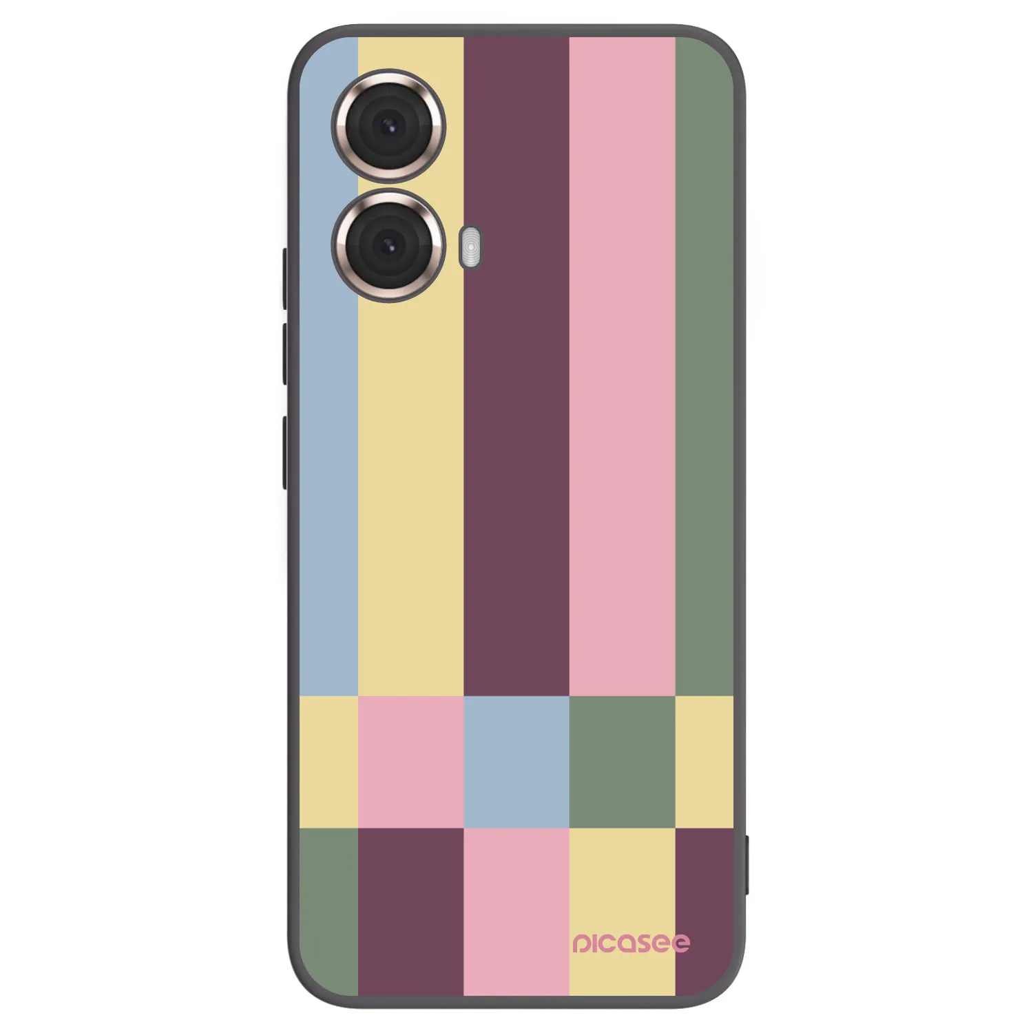 Picasee fekete szilikon tok az alábbi mobiltelefonokra Motorola Moto G85 - Lobby tiles
