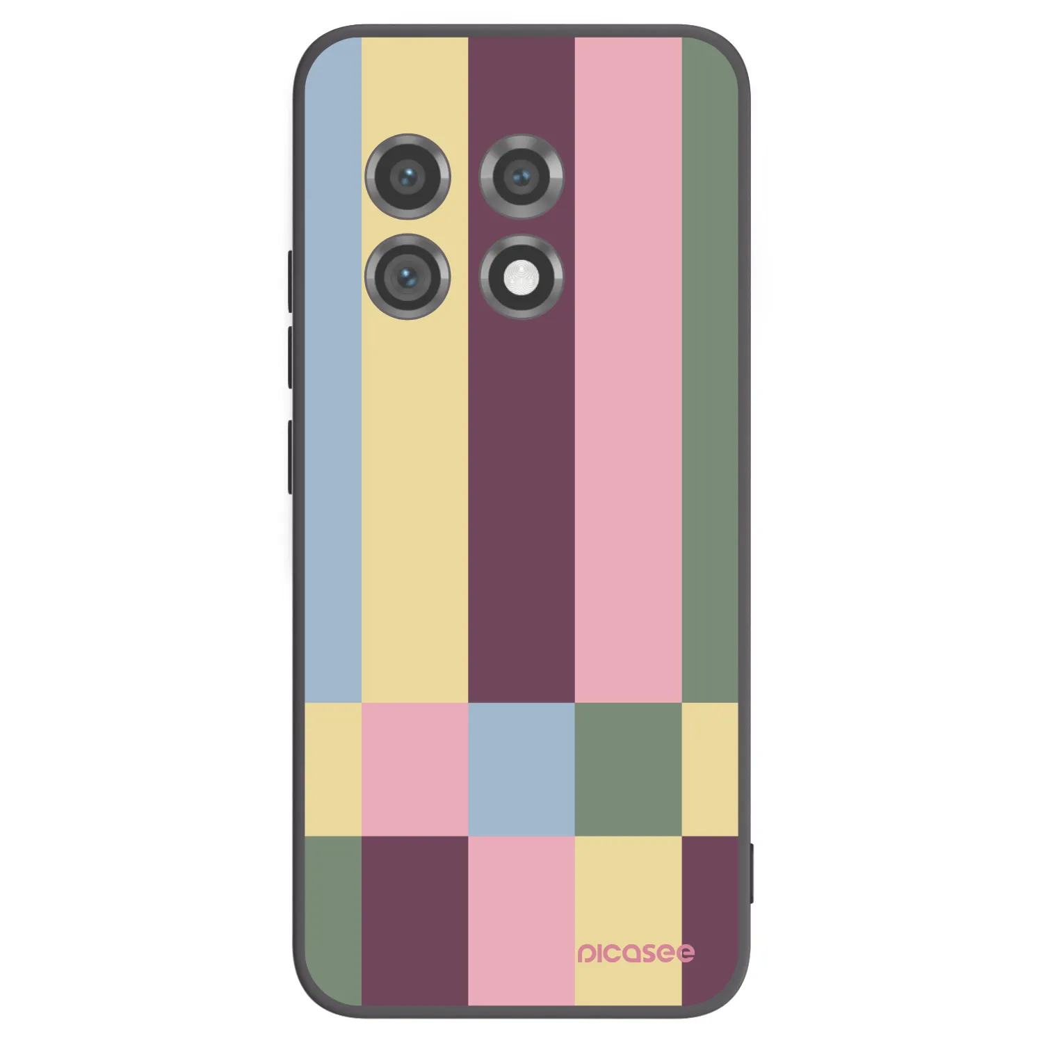 Picasee fekete szilikon tok az alábbi mobiltelefonokra OnePlus 11 5G - Lobby tiles
