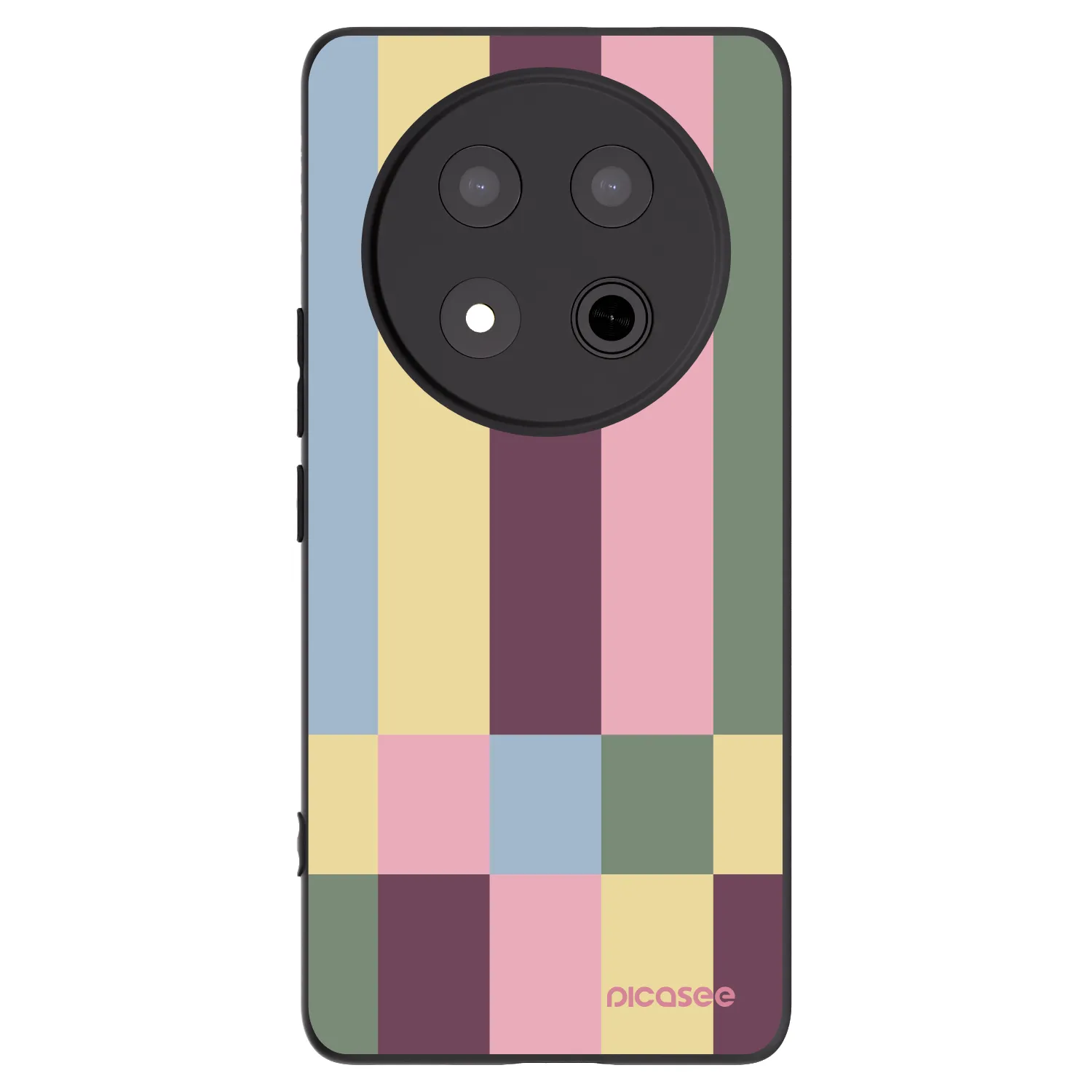 Picasee fekete szilikon tok az alábbi mobiltelefonokra Honor Magic7 Lite 5G - Lobby tiles