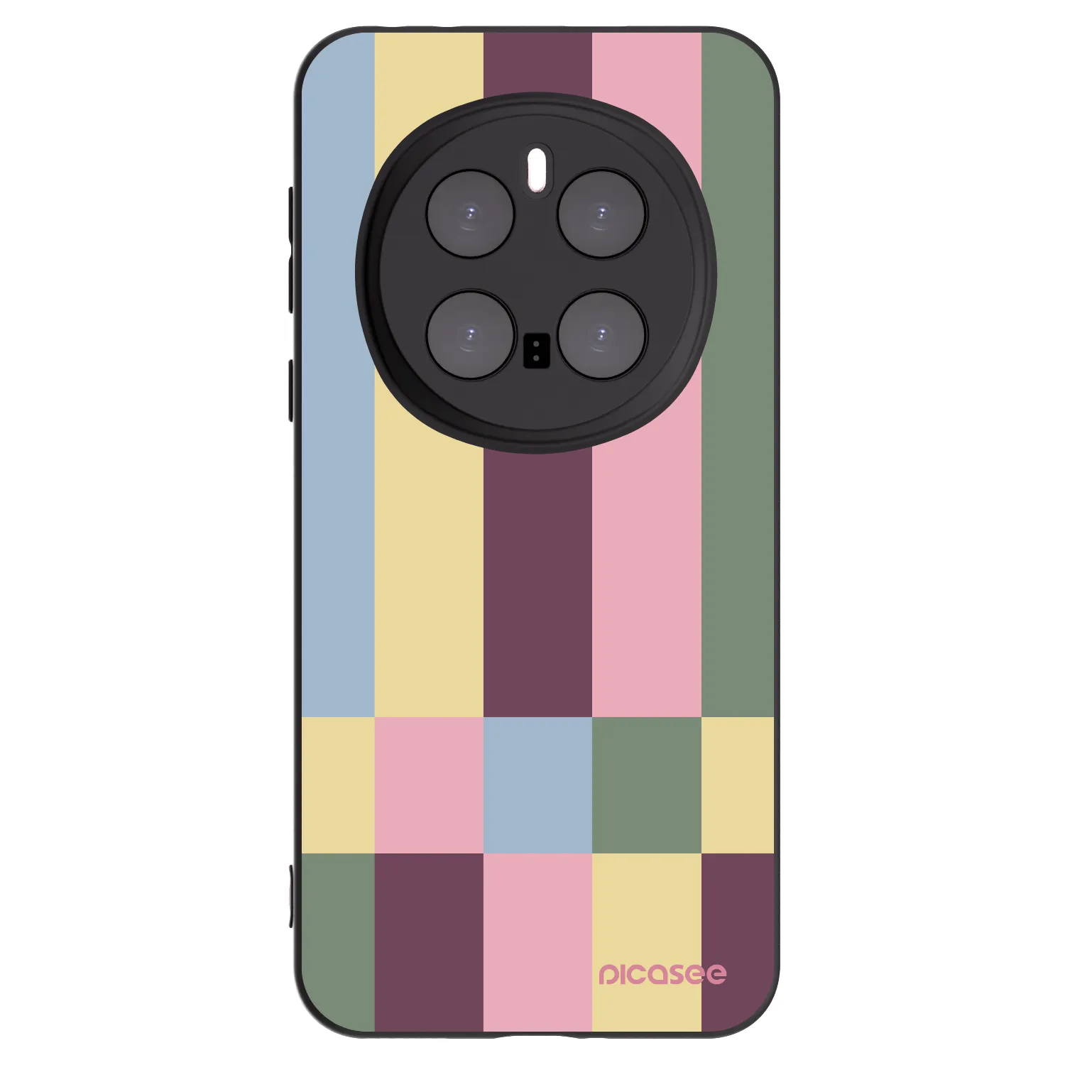 Picasee fekete szilikon tok az alábbi mobiltelefonokra Honor Magic7 Pro 5G - Lobby tiles