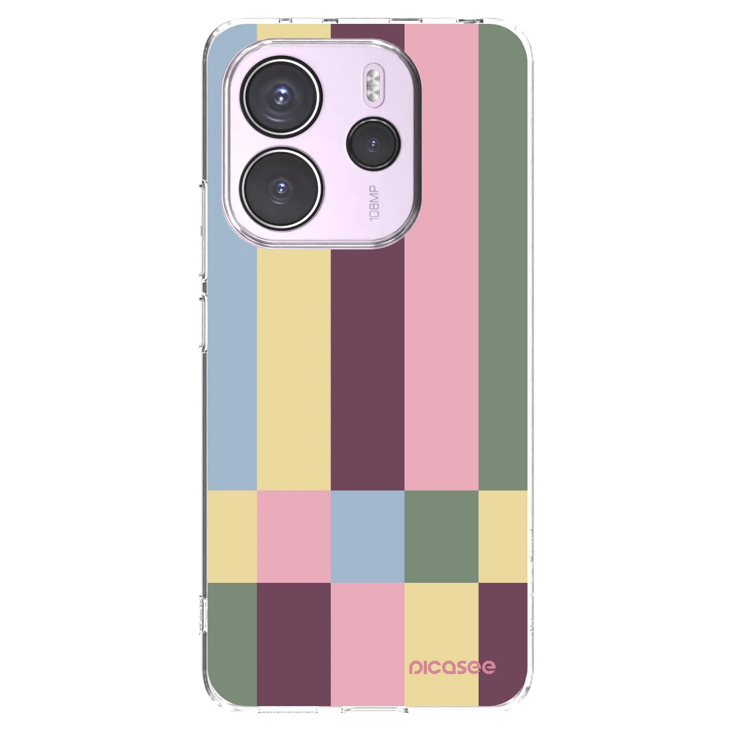 Picasee átlátszó szilikon tok az alábbi mobiltelefonokra Xiaomi Redmi Note 14 4G - Lobby tiles