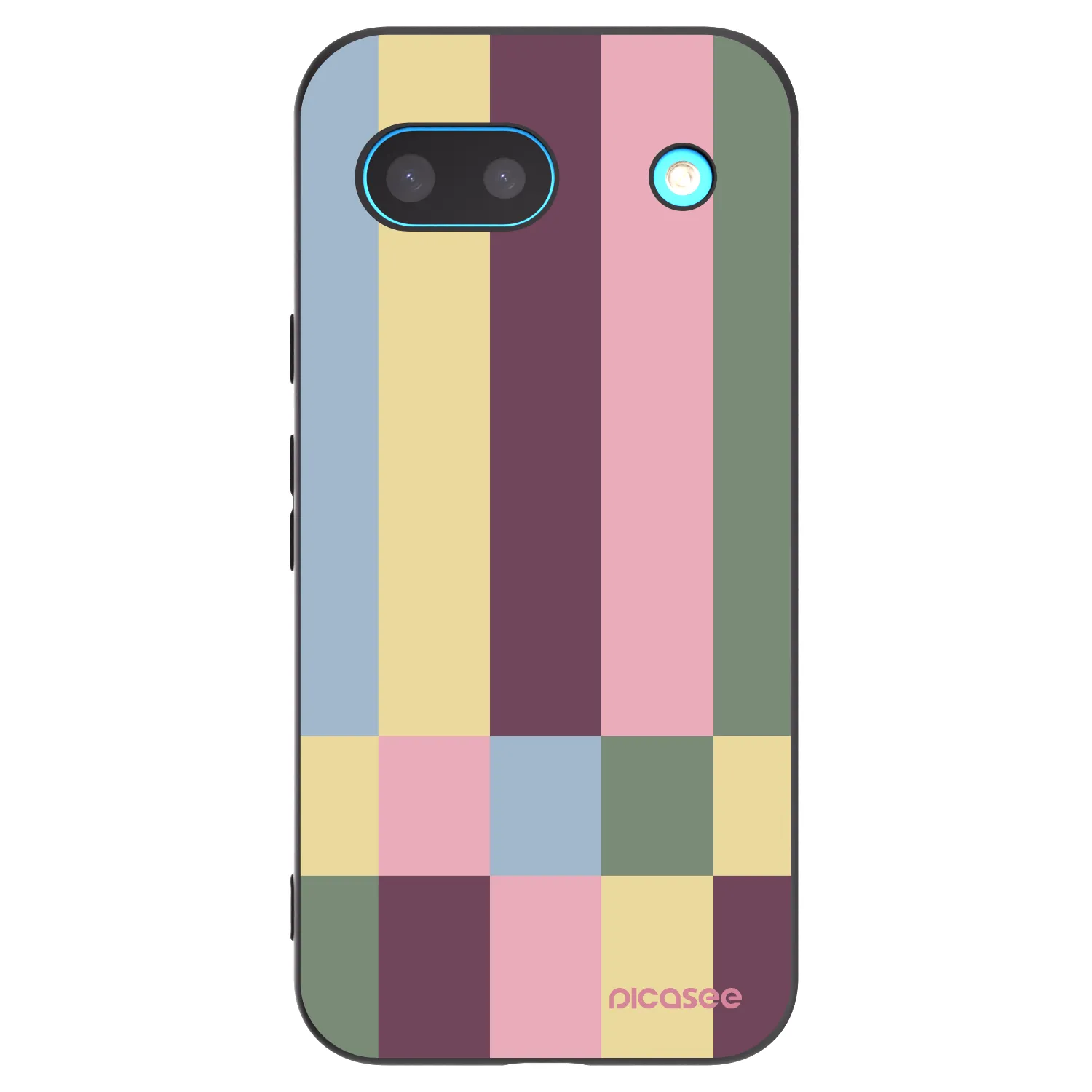 Picasee fekete szilikon tok az alábbi mobiltelefonokra Google Pixel 8a - Lobby tiles