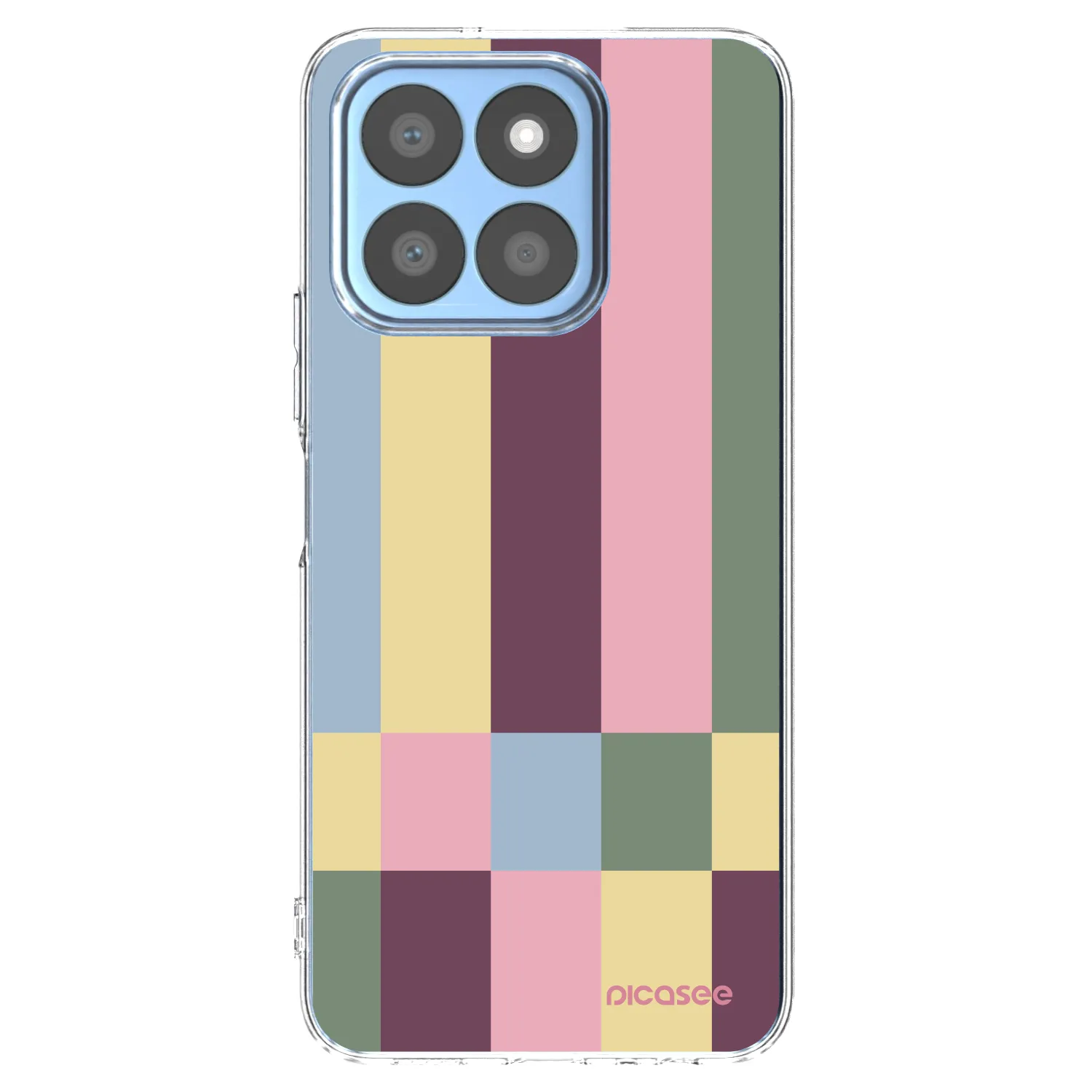 Picasee átlátszó szilikon tok az alábbi mobiltelefonokra Honor X8c - Lobby tiles