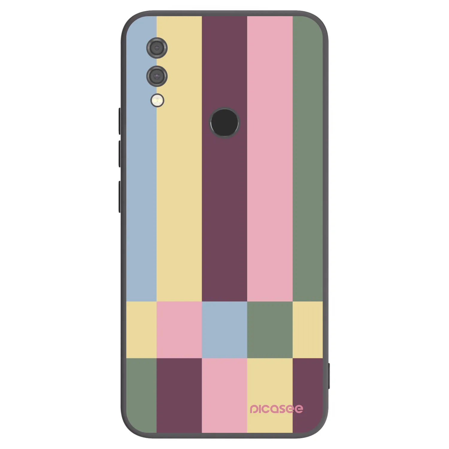 Picasee fekete szilikon tok az alábbi mobiltelefonokra Xiaomi Redmi Note 7 - Lobby tiles
