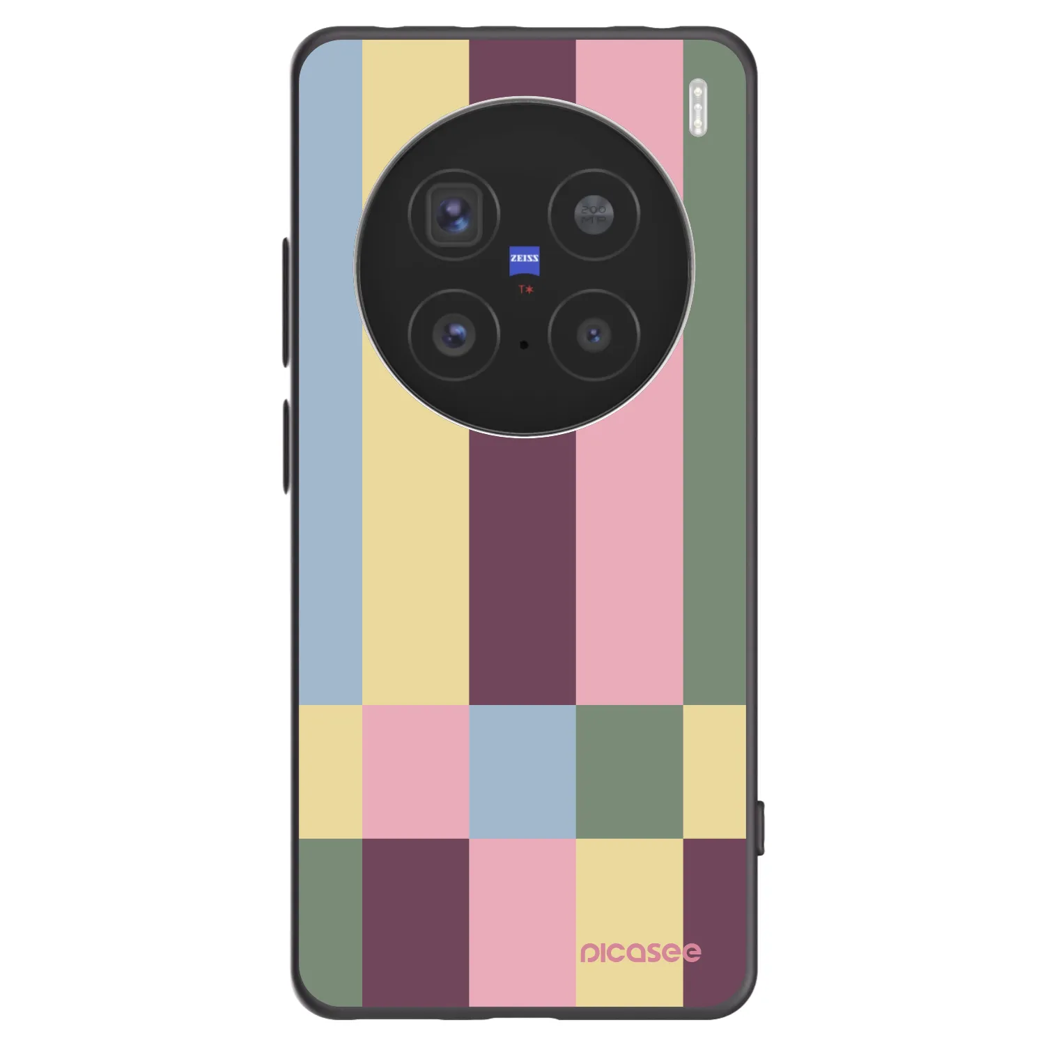 Picasee fekete szilikon tok az alábbi mobiltelefonokra Vivo X200 Pro - Lobby tiles