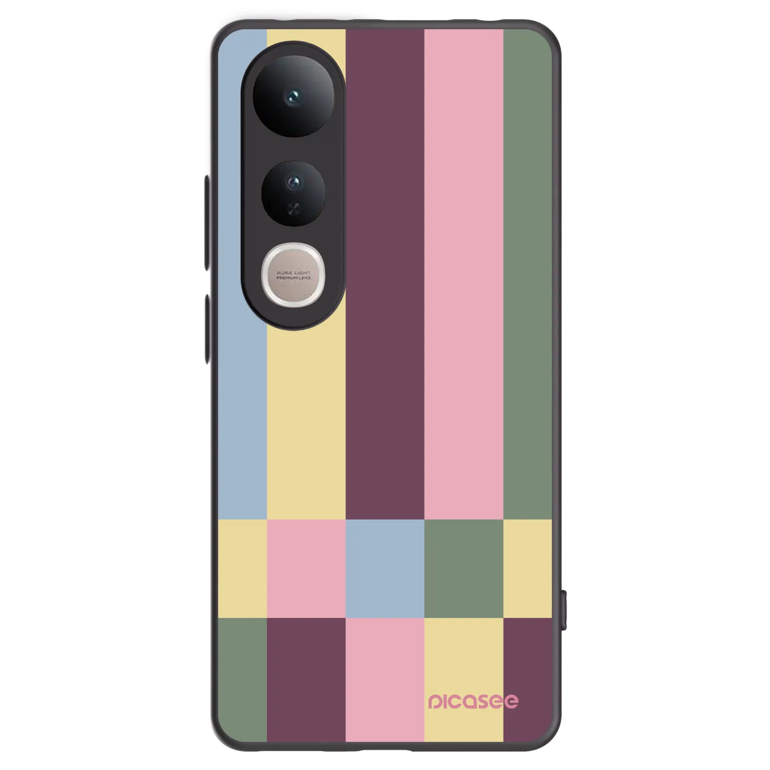 Picasee fekete szilikon tok az alábbi mobiltelefonokra Vivo V50 Lite 5G - Lobby tiles