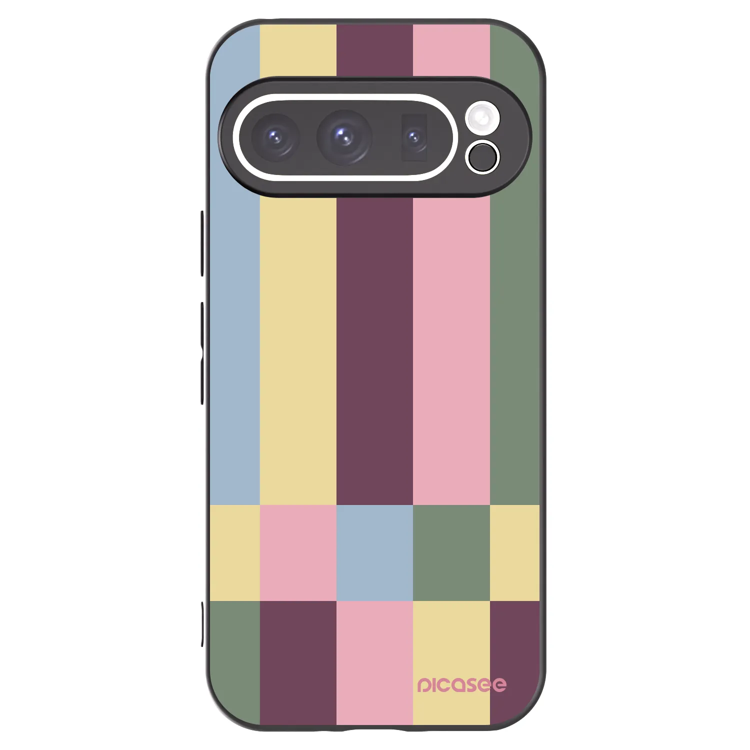 Picasee fekete szilikon tok az alábbi mobiltelefonokra Google Pixel 9 Pro XL - Lobby tiles
