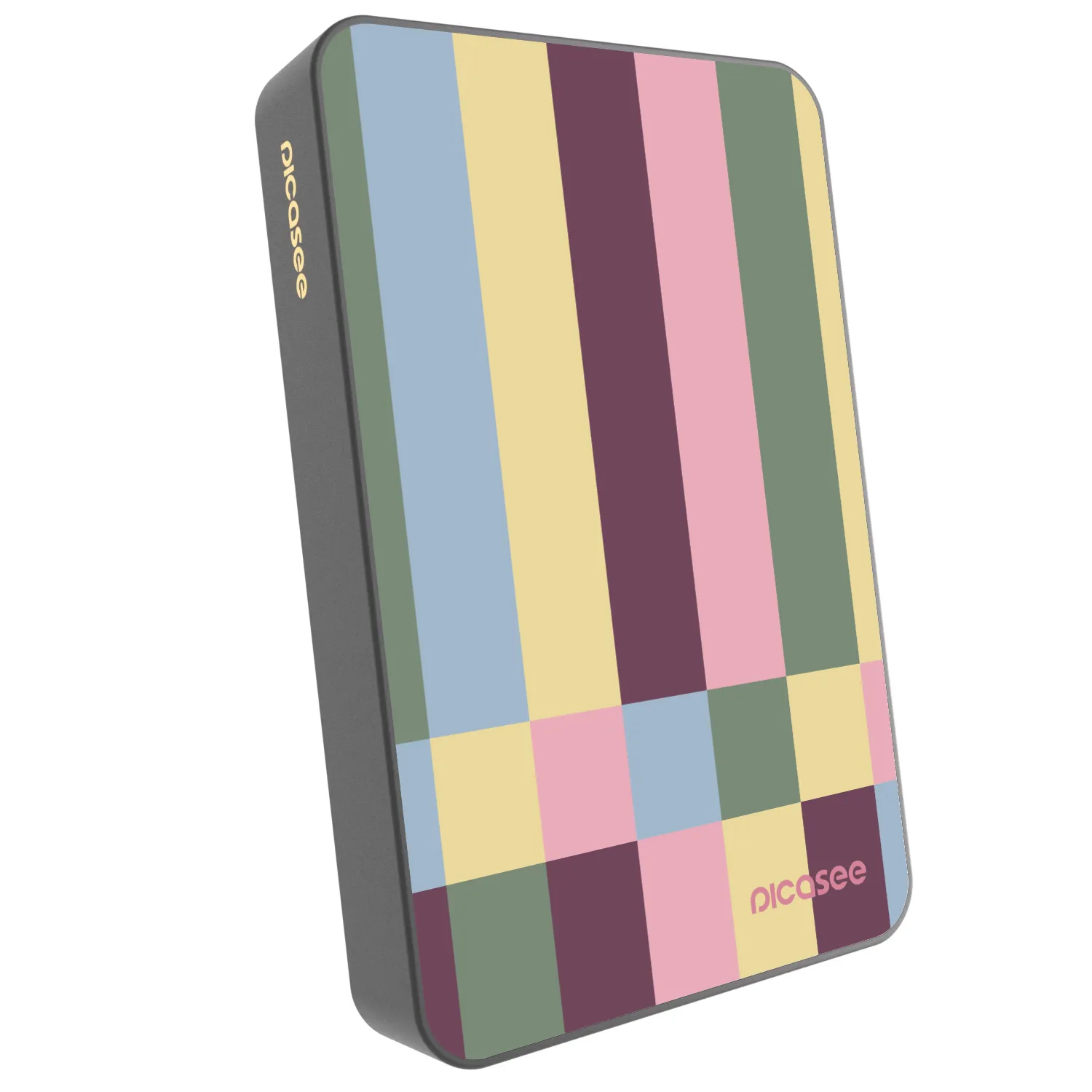 Picasee Powerbank MagSafe 10 000 mAh Szürke - Lobby tiles