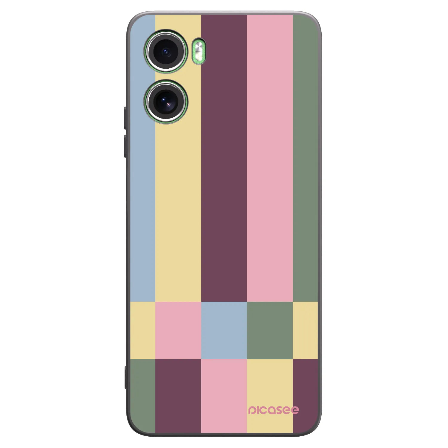 Picasee fekete szilikon tok az alábbi mobiltelefonokra Motorola Moto G06 - Lobby tiles