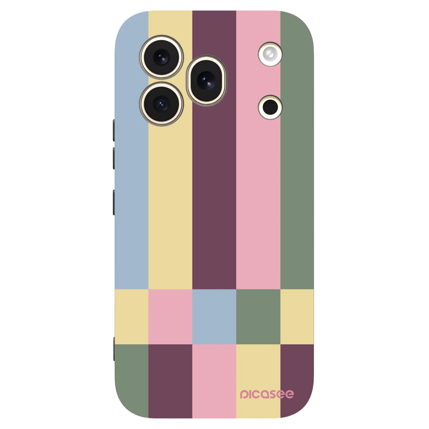Picasee fekete szilikon tok az alábbi mobiltelefonokra Honor 600 Pro - Lobby tiles