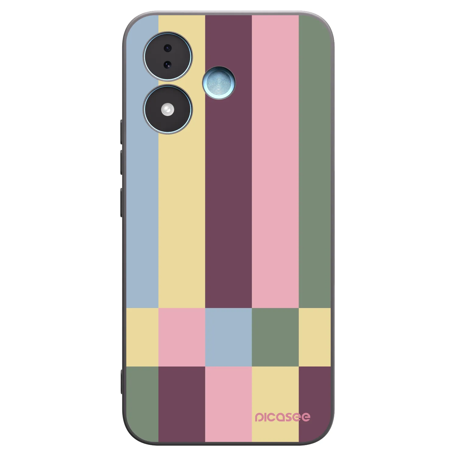 Picasee fekete szilikon tok az alábbi mobiltelefonokra Xiaomi Redmi Note 17 5G - Lobby tiles
