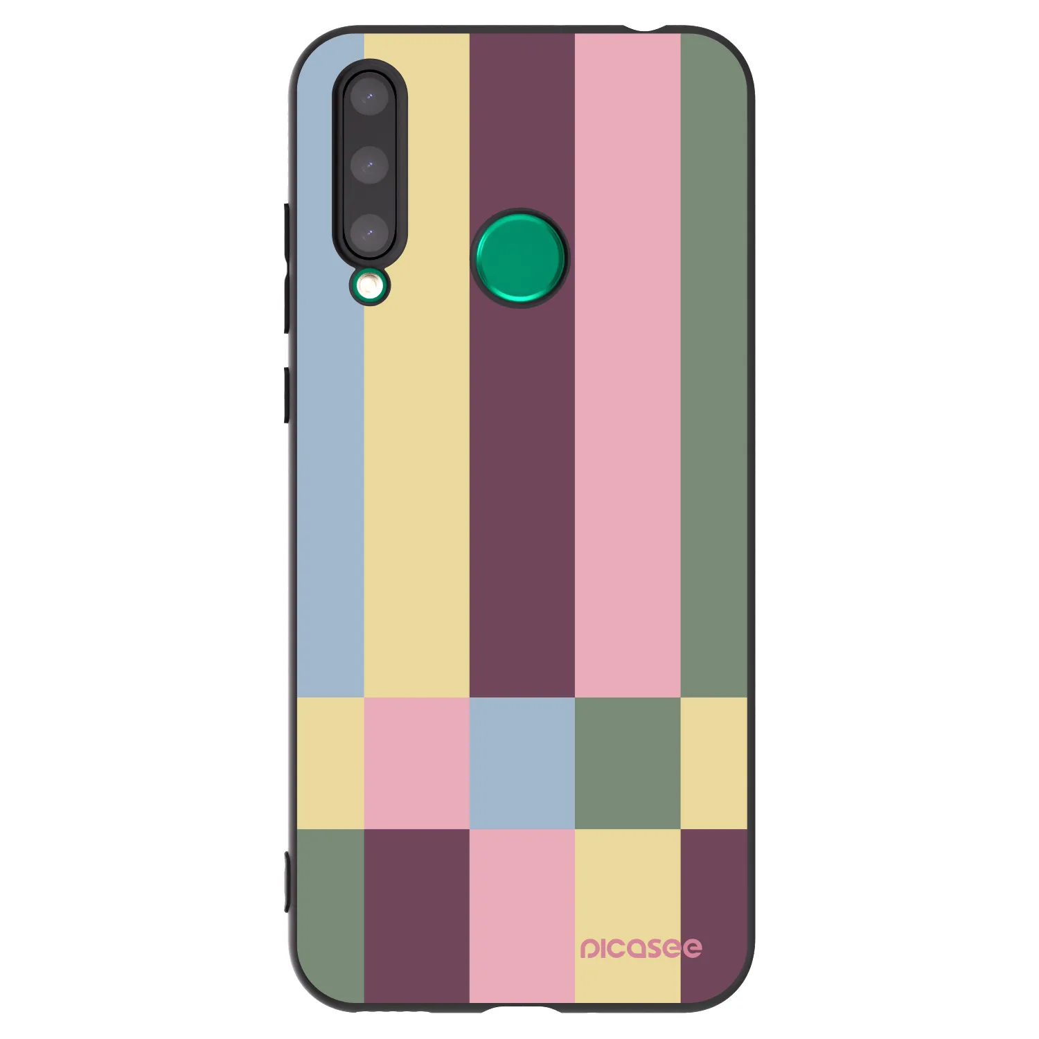 Picasee fekete szilikon tok az alábbi mobiltelefonokra Honor 20 Lite - Lobby tiles