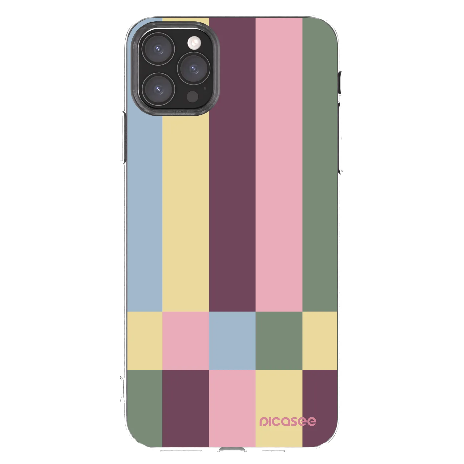 Picasee átlátszó szilikon tok az alábbi mobiltelefonokra Apple iPhone 11 Pro Max - Lobby tiles