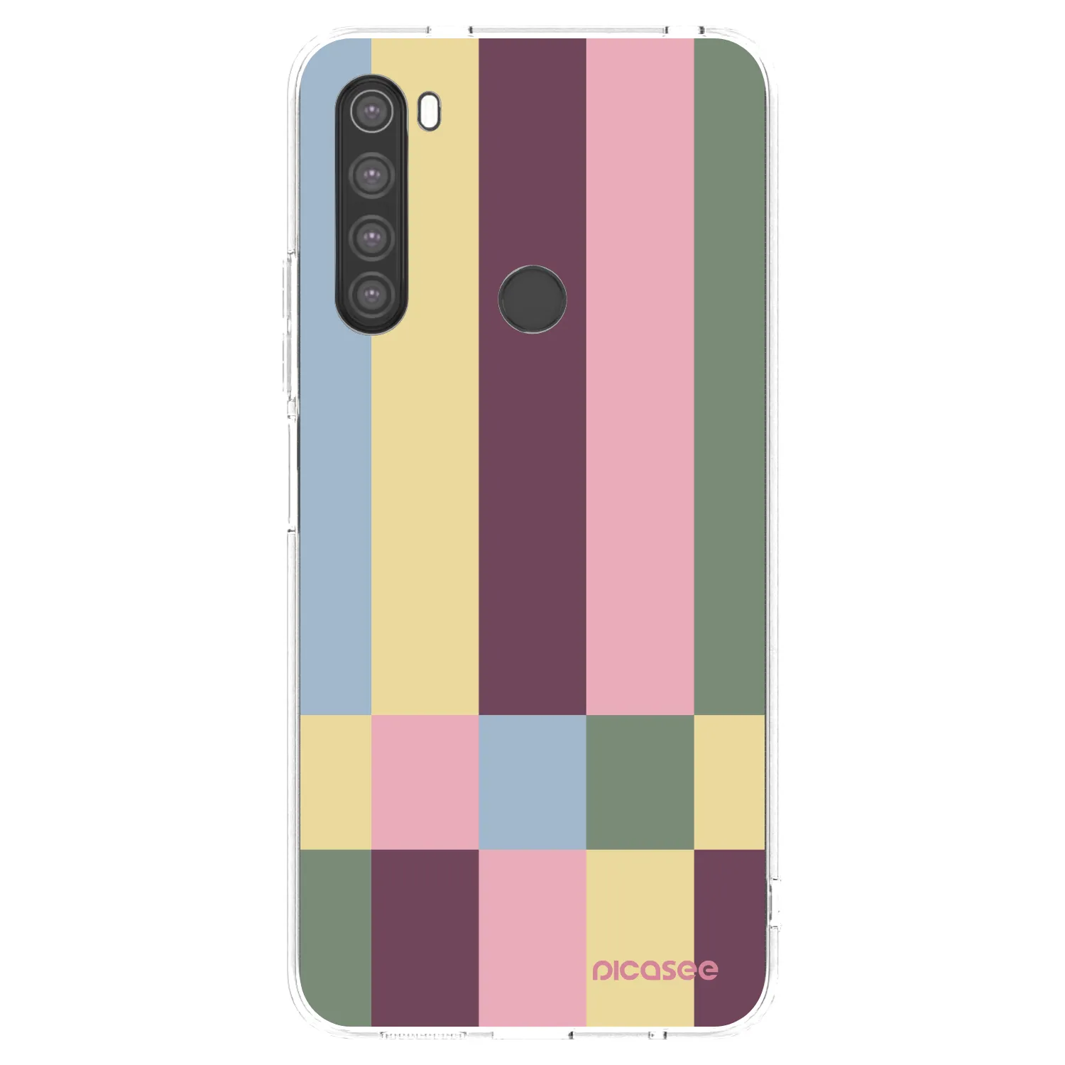 Picasee átlátszó szilikon tok az alábbi mobiltelefonokra Xiaomi Redmi Note 8 - Lobby tiles