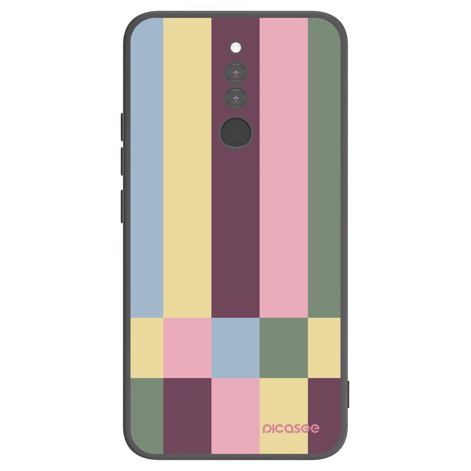 Picasee fekete szilikon tok az alábbi mobiltelefonokra Xiaomi Redmi 8 - Lobby tiles