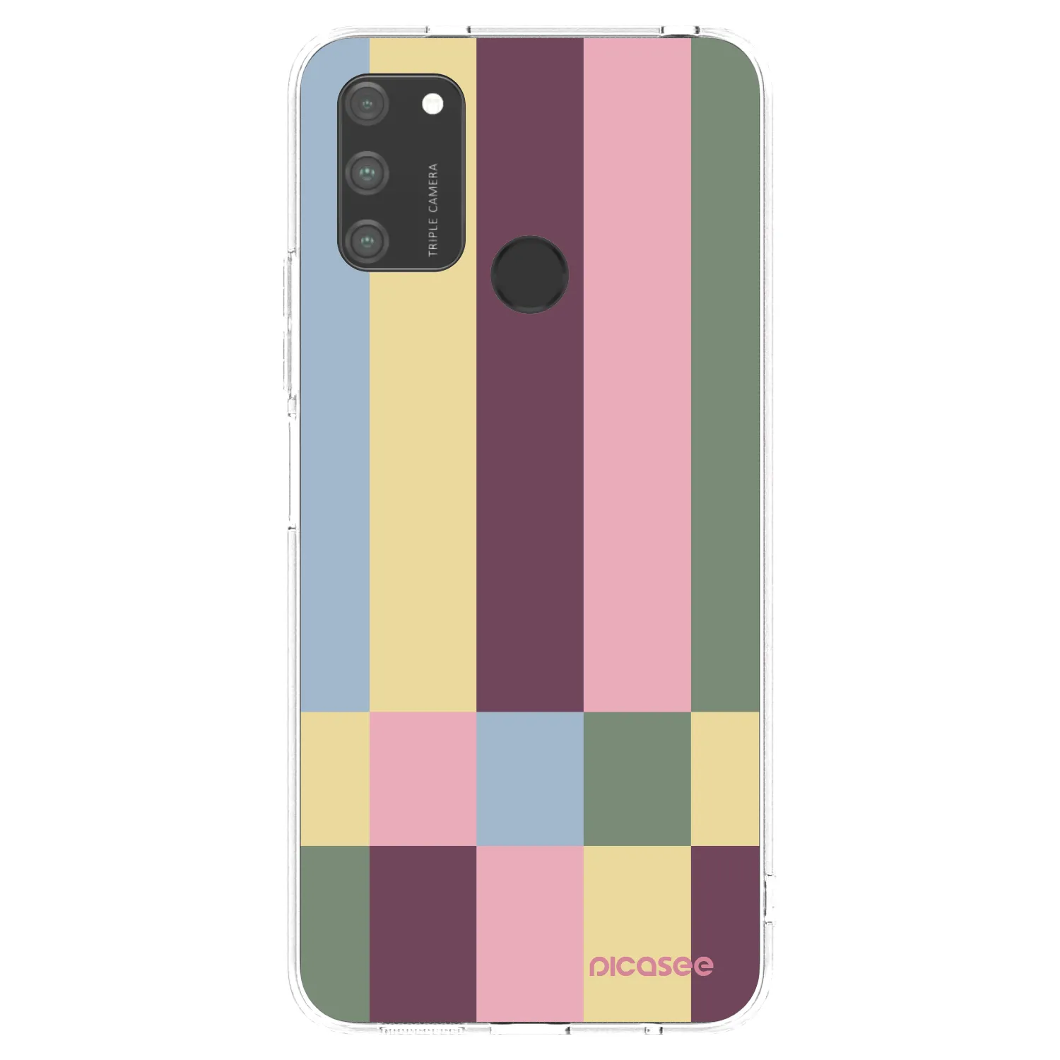 Picasee átlátszó szilikon tok az alábbi mobiltelefonokra Honor 9A - Lobby tiles