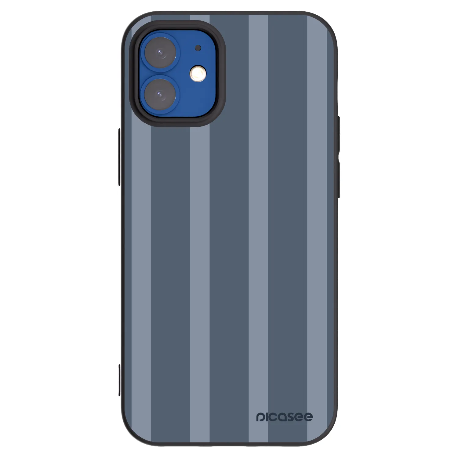Picasee fekete szilikon tok az alábbi mobiltelefonokra Apple iPhone 12 mini - Midnight lounge