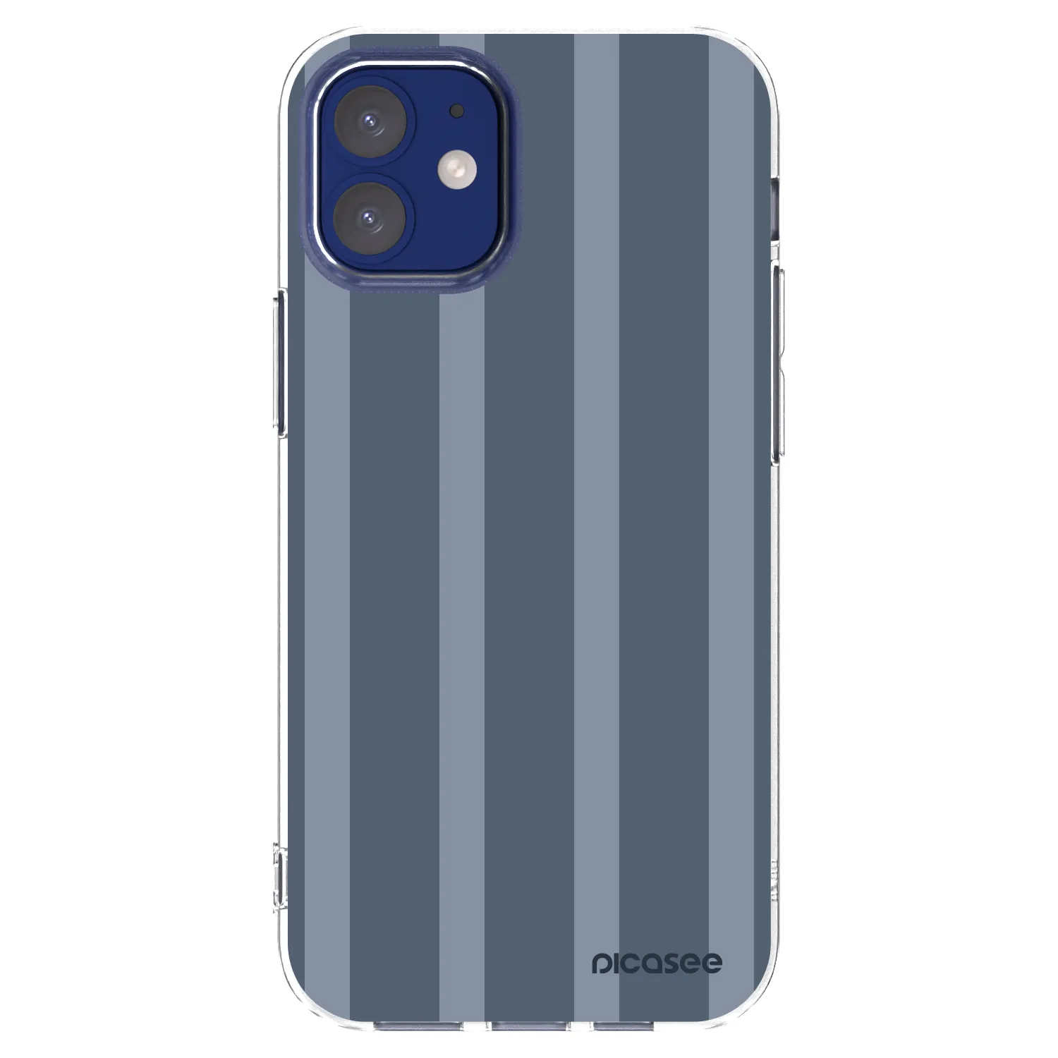Picasee átlátszó szilikon tok az alábbi mobiltelefonokra Apple iPhone 12 mini - Midnight lounge