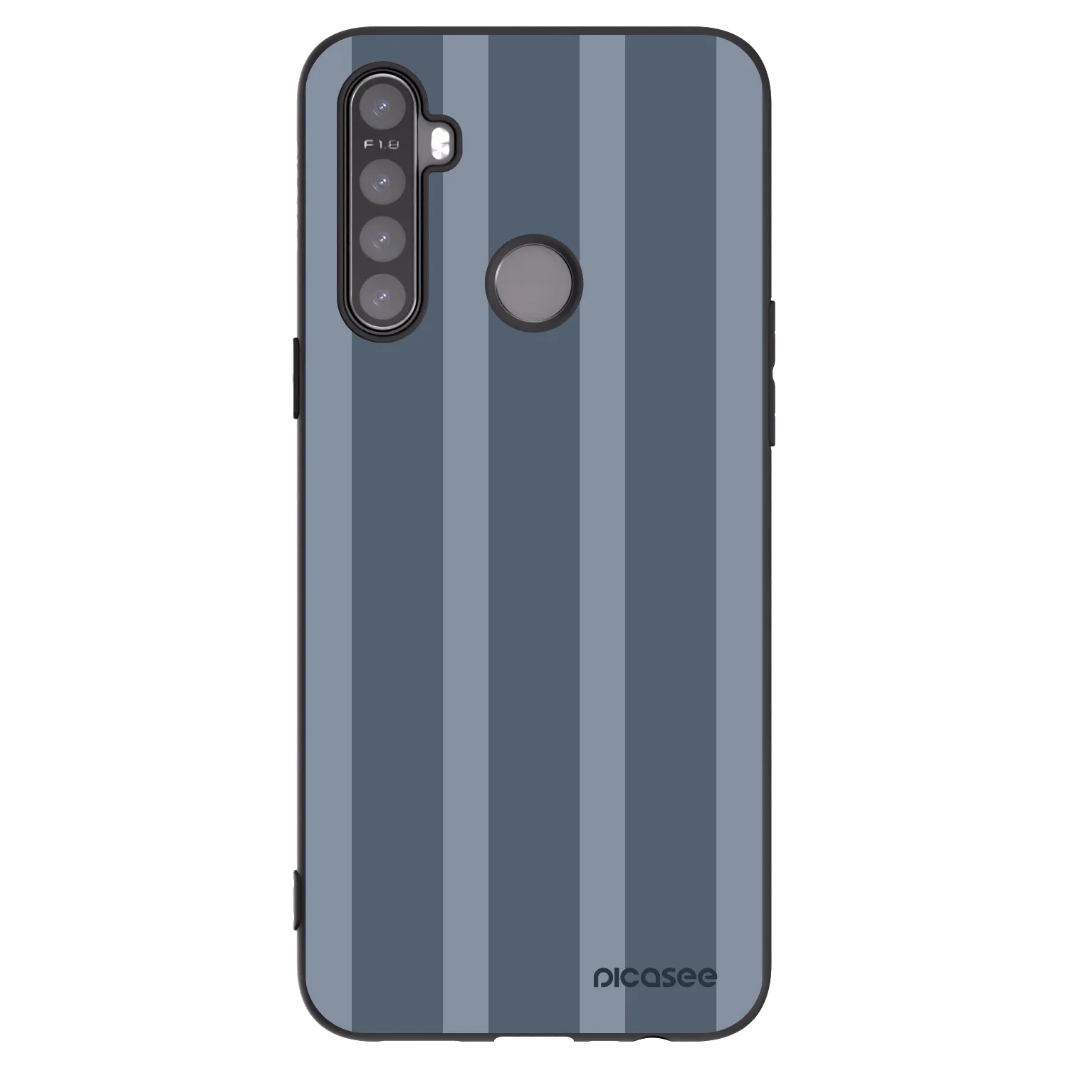 Picasee fekete szilikon tok az alábbi mobiltelefonokra Realme 6i - Midnight lounge
