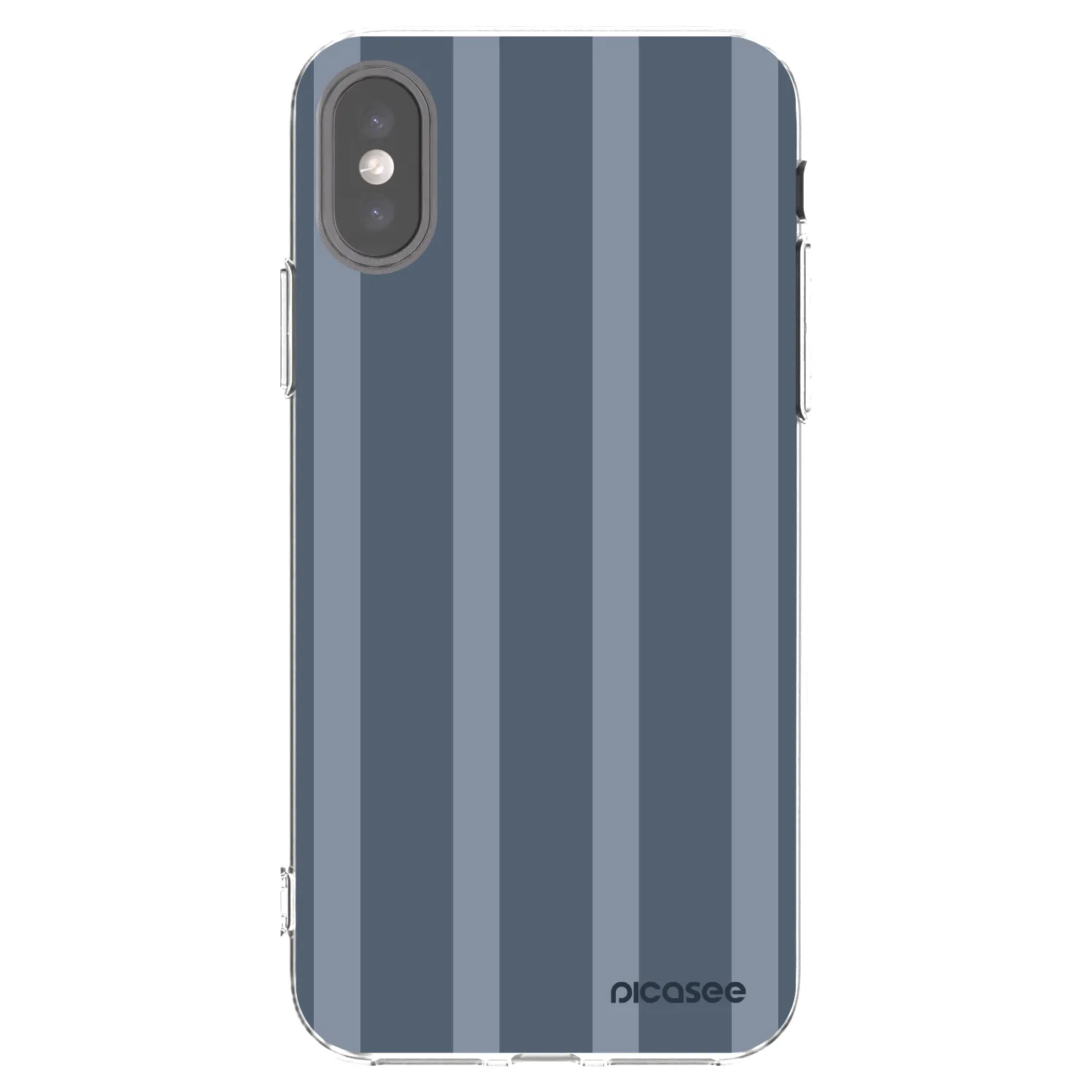 Picasee átlátszó szilikon tok az alábbi mobiltelefonokra Apple iPhone X/XS - Midnight lounge