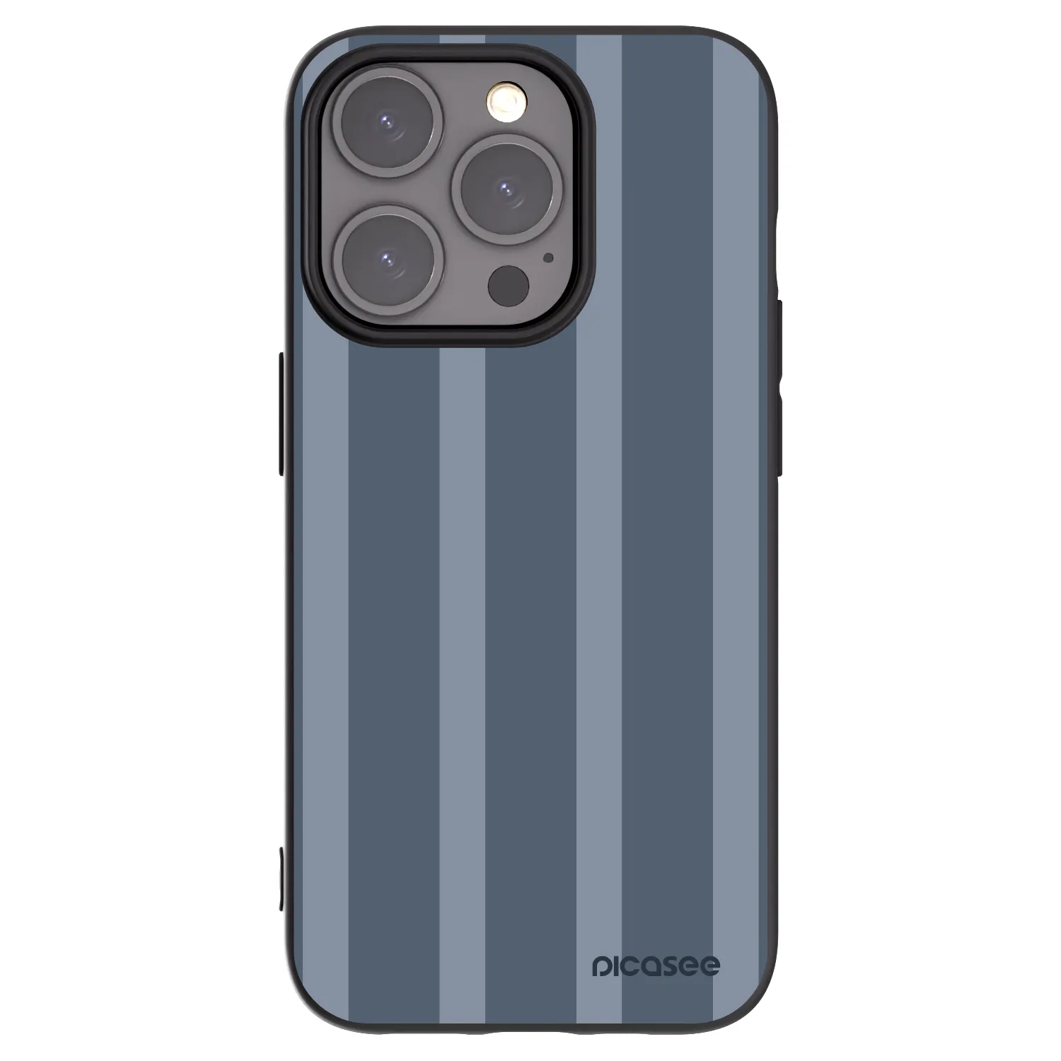 Picasee fekete szilikon tok az alábbi mobiltelefonokra Apple iPhone 15 Pro - Midnight lounge
