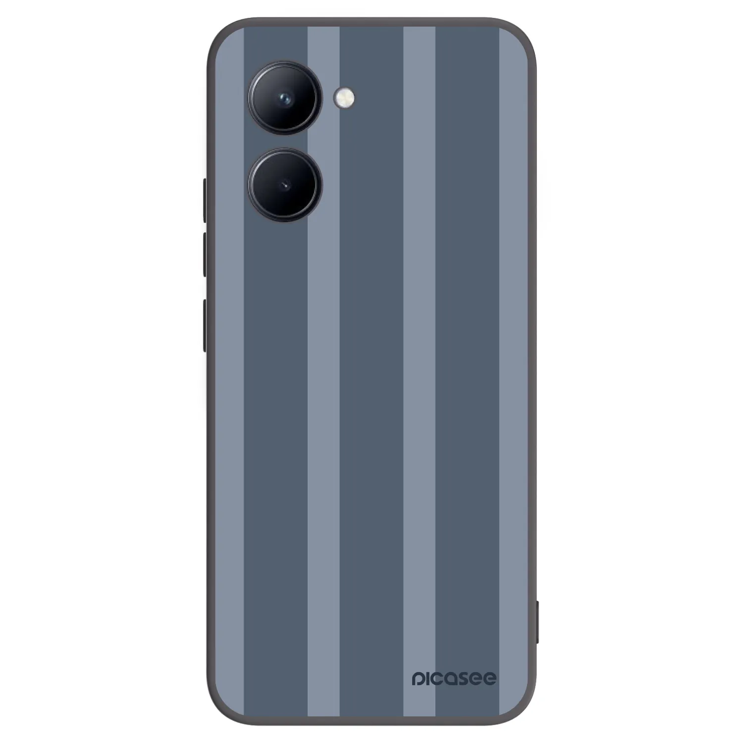 Picasee fekete szilikon tok az alábbi mobiltelefonokra Realme C33 (2023) - Midnight lounge