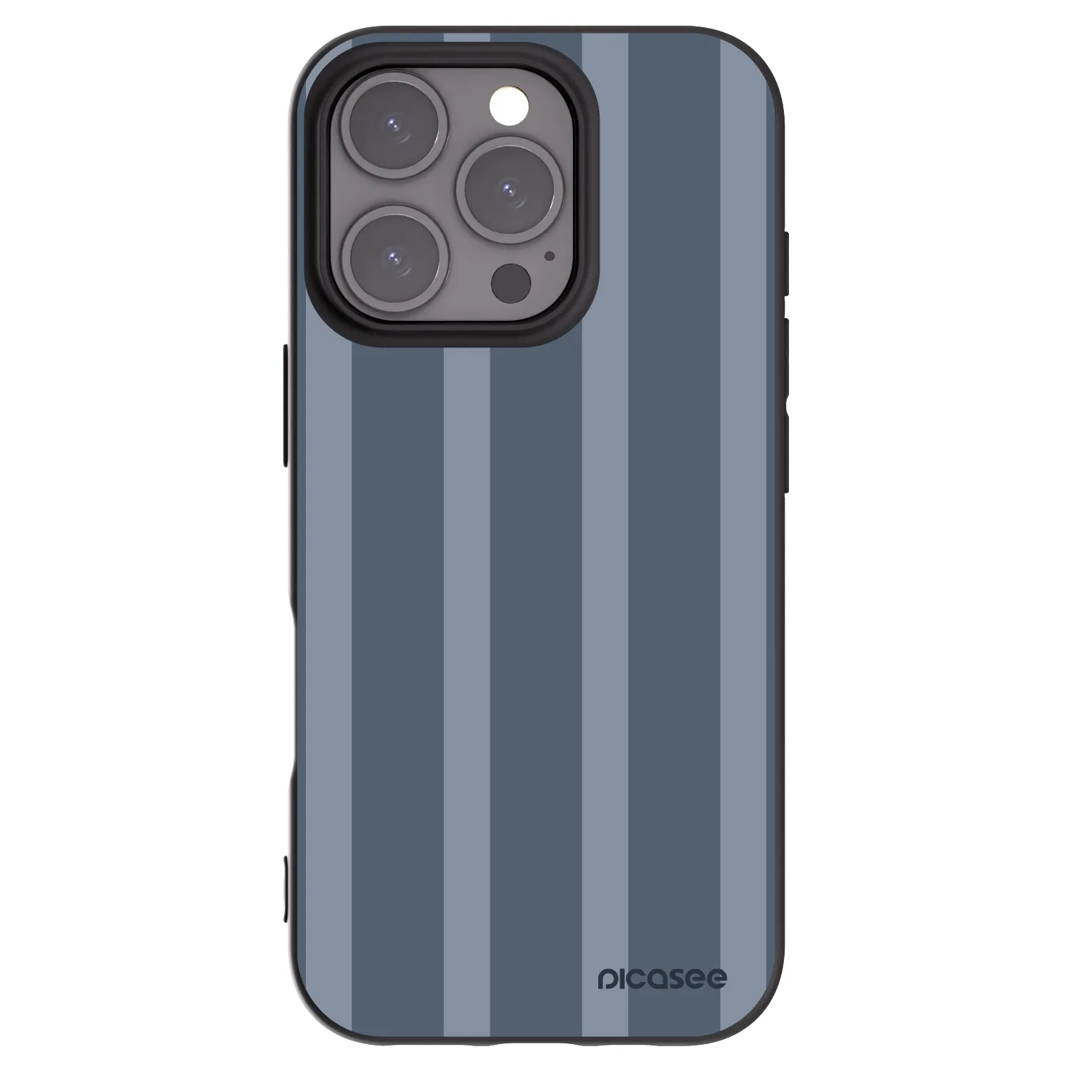 Picasee fekete szilikon tok az alábbi mobiltelefonokra Apple iPhone 16 Pro - Midnight lounge