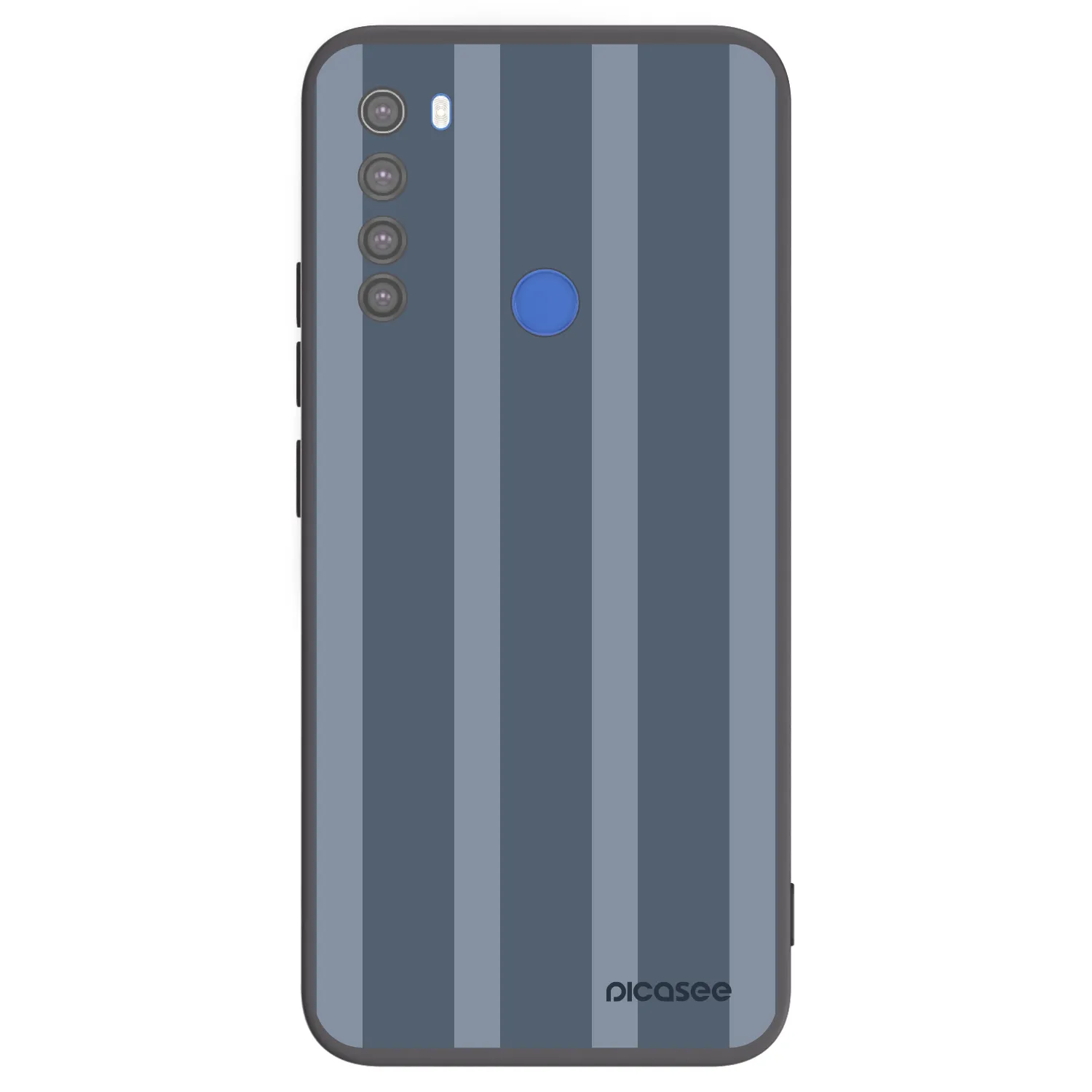 Picasee fekete szilikon tok az alábbi mobiltelefonokra Xiaomi Redmi Note 8T - Midnight lounge