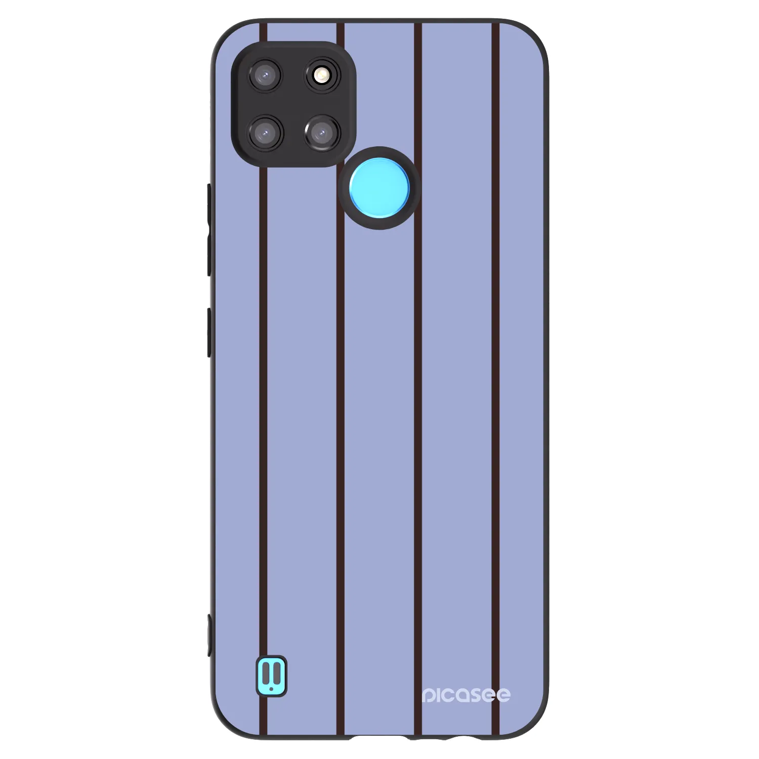 Picasee fekete szilikon tok az alábbi mobiltelefonokra Realme C21Y - Poolside member