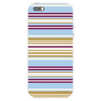 Picasee átlátszó szilikon tok az alábbi mobiltelefonokra Apple iPhone 5/5S/SE - Souvenir
